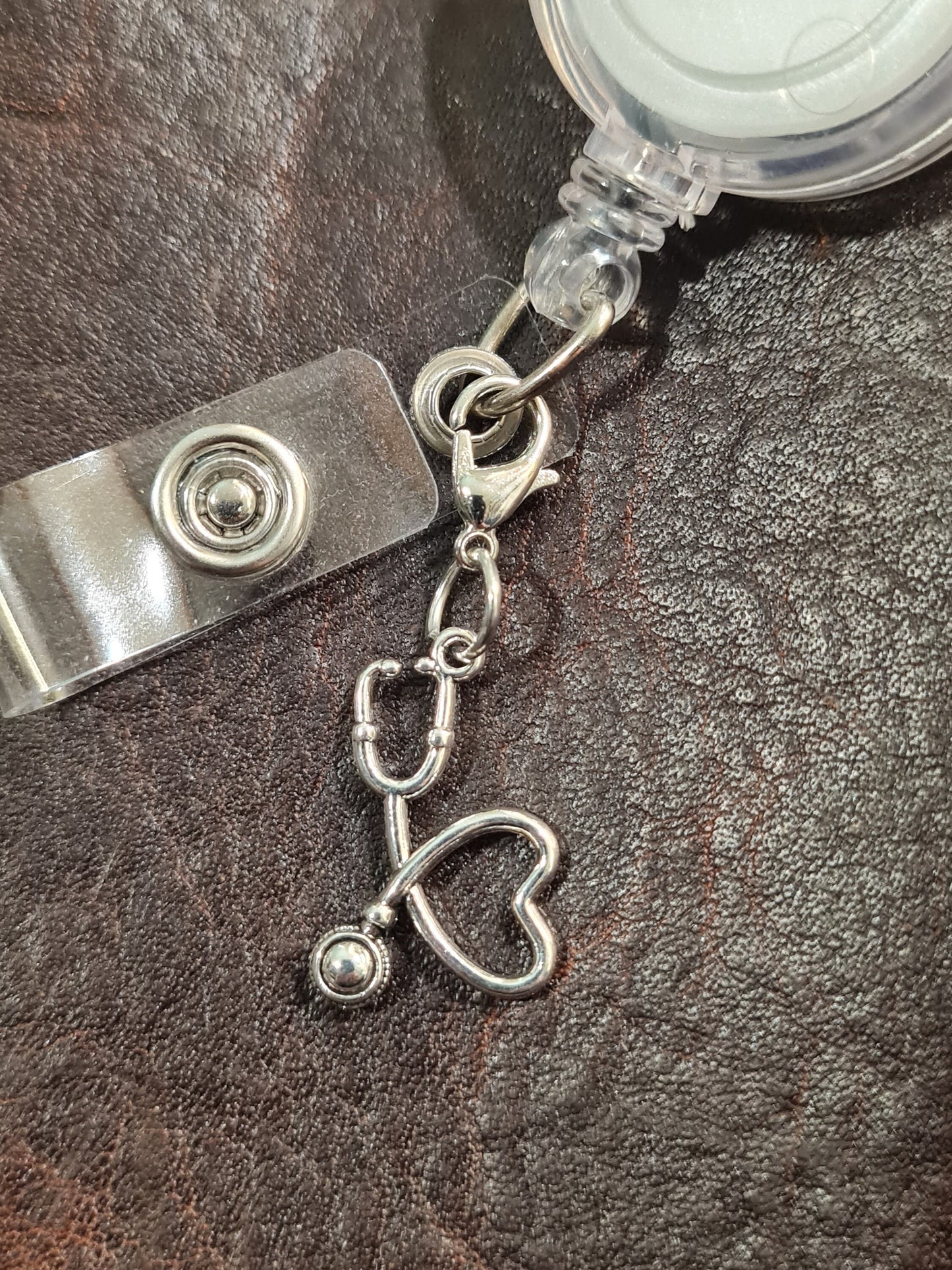 Nurse Themed ~ ID Badge Reel Charm ~Badge Buddy ~ Badge Accessories ~ Badge Charm ~ Nurse Charm ~ National Nurse's Week ~ Nurse's Week