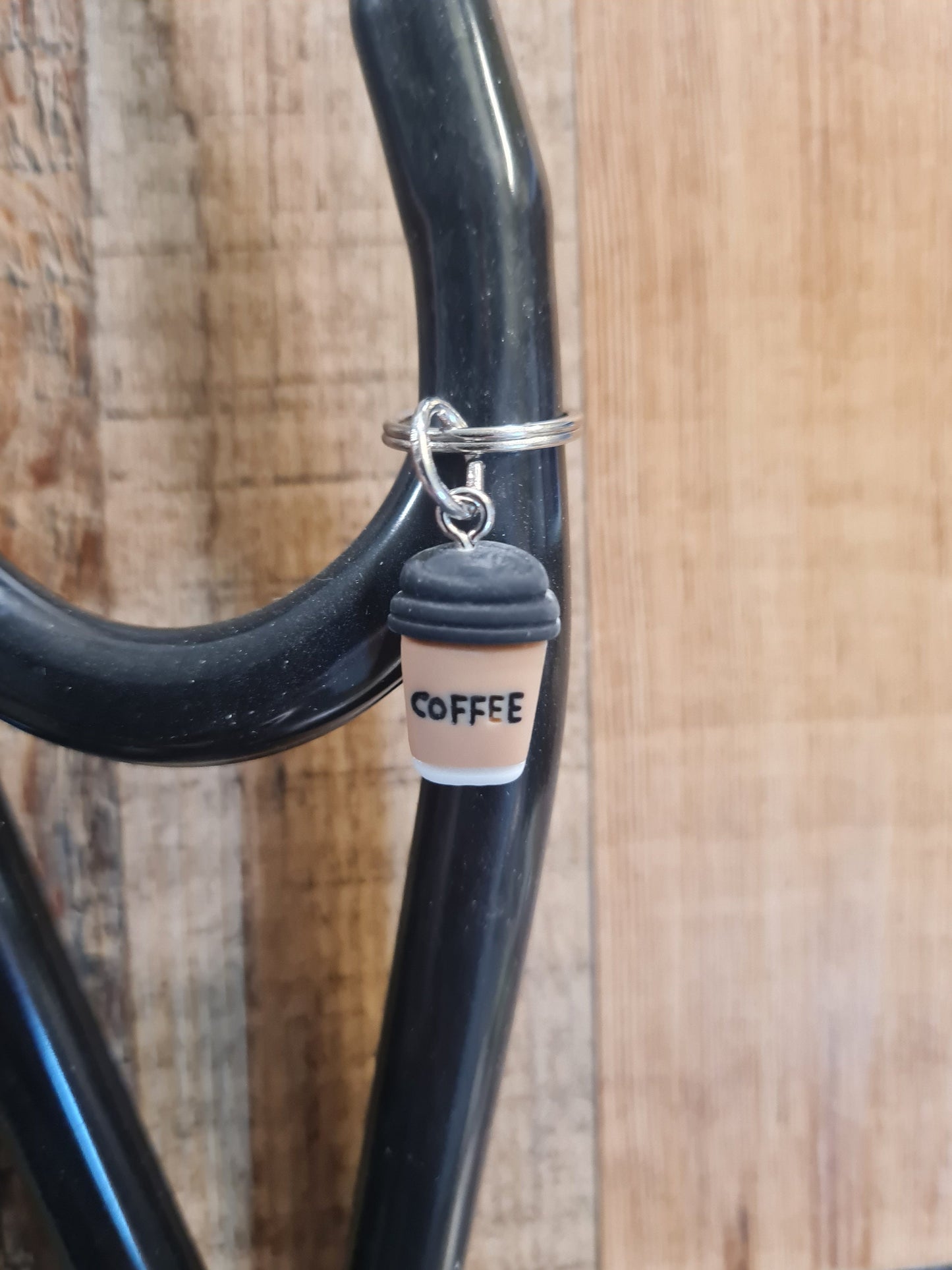 Coffee ~ Stethoscope Charm ~ RN Charm ~ Medical Stethoscope Charm ~ Coffee Cup Charm ~ Physician Charm ~ Stethoscope Tag ~ OT ~ RT