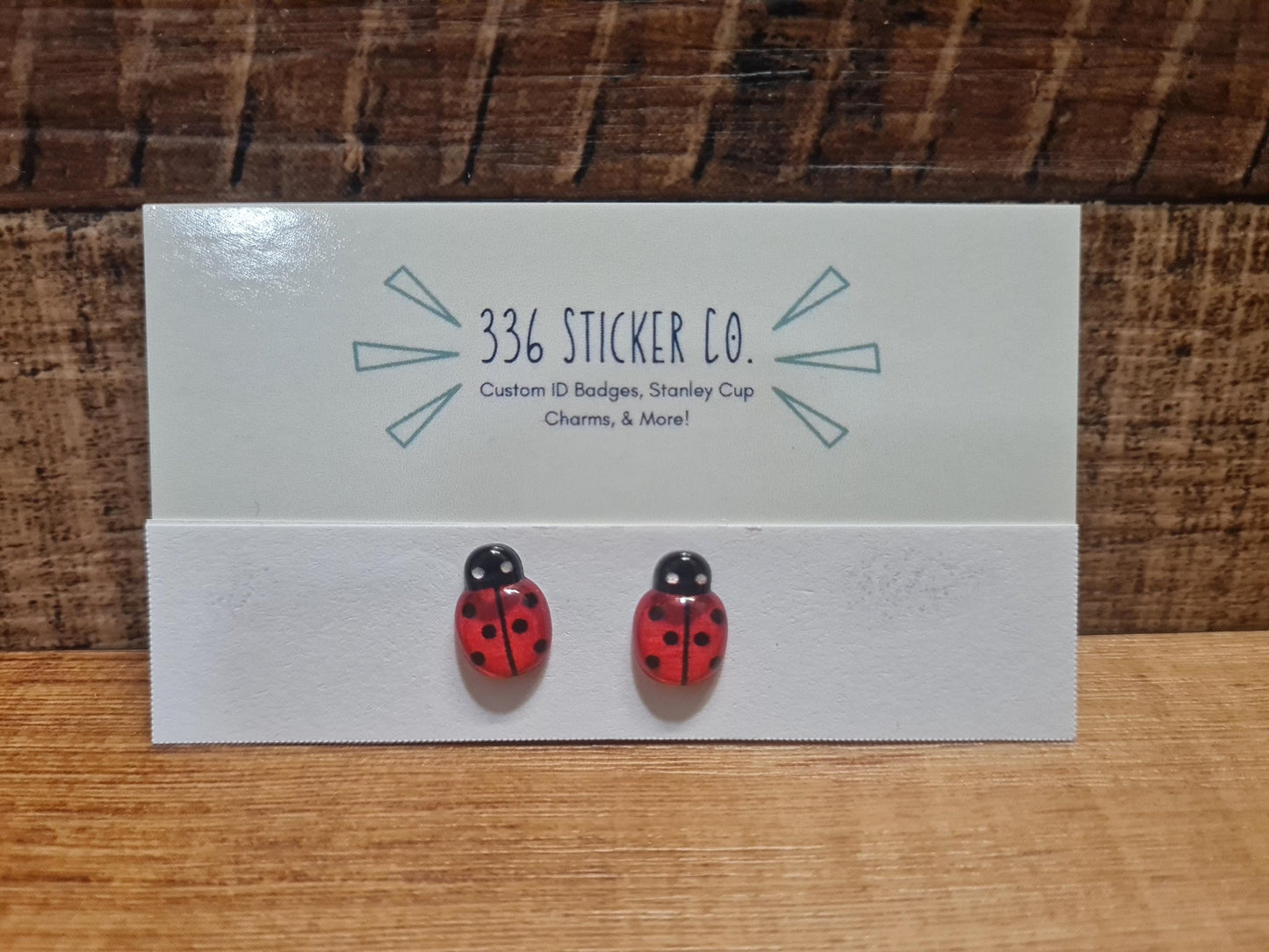 Lady Bug Earrings ~ Earrings ~ Lady Bug~ Fun Earrings ~ Fall Earrings ~ Kids Earrings ~ Stud Earrings