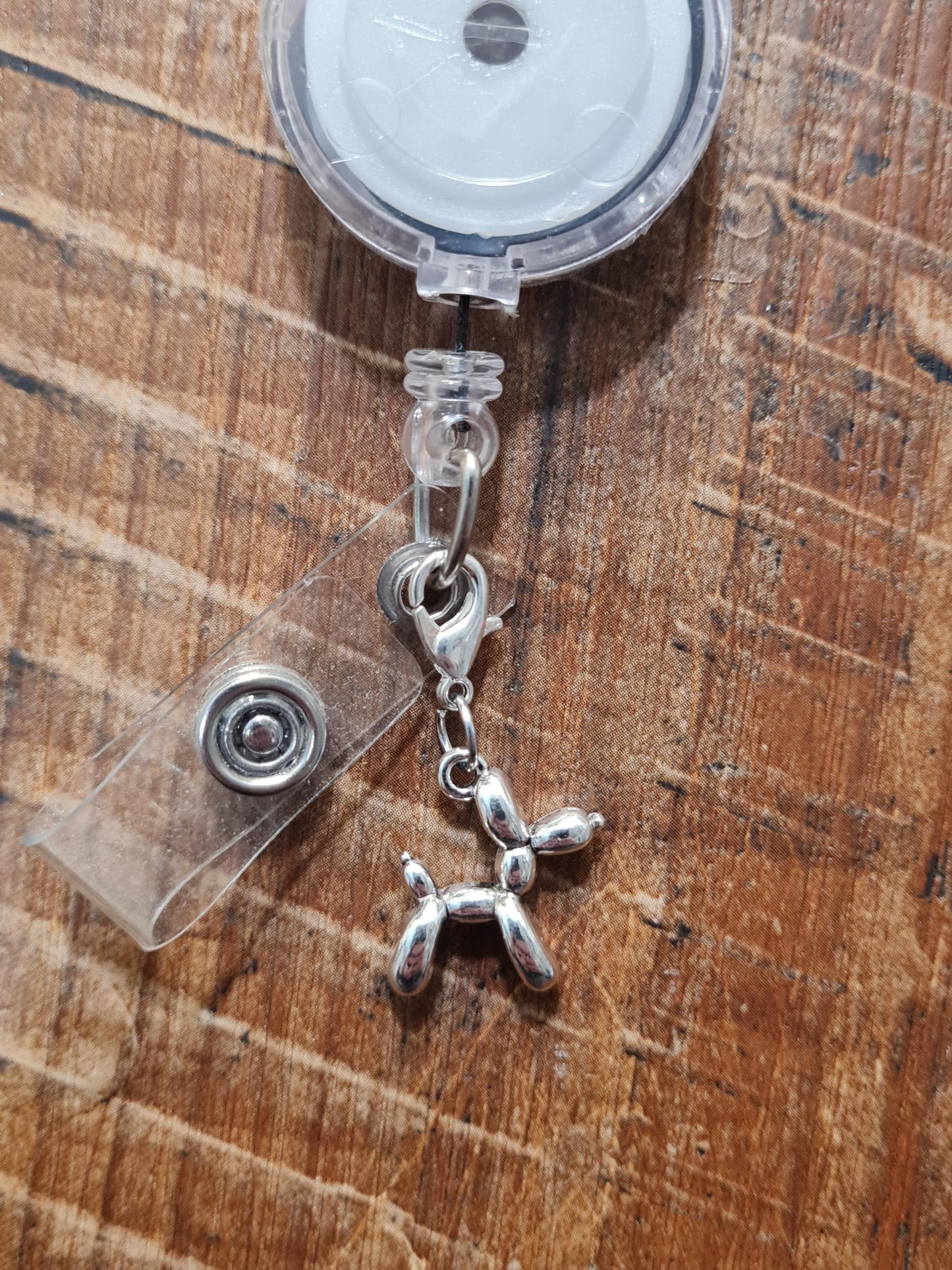 Balloon Animal ~ ID Badge Reel Charm ~ Badge Buddy ~ Badge Accessories ~ Work Badge Charm ID Badge Charm ~ Balloon Animal Badge Charm