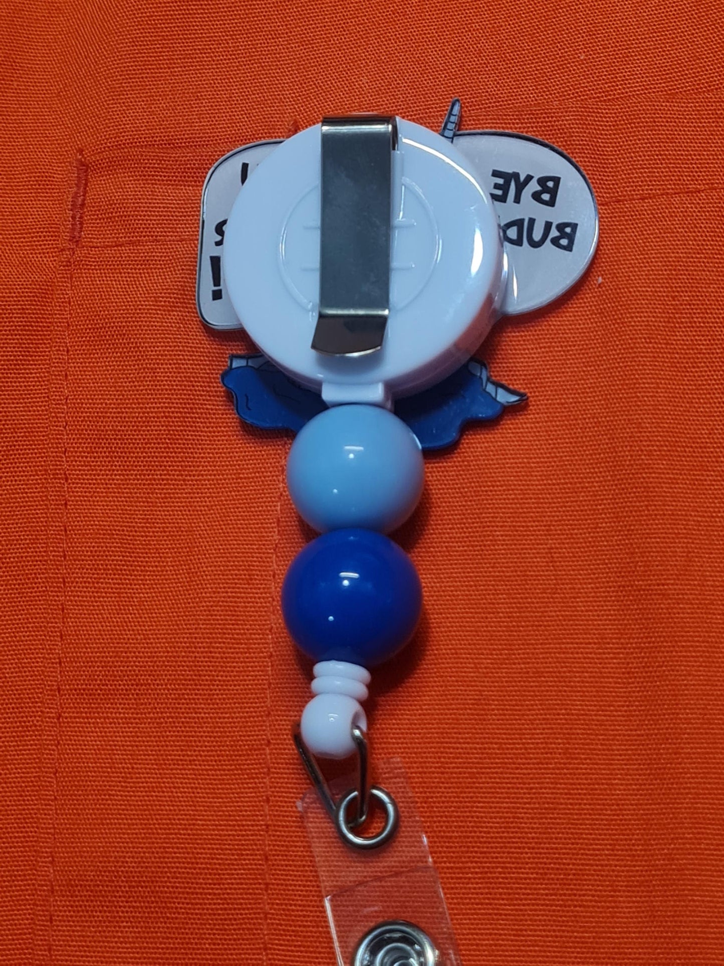 Bye Buddy! Badge Reel ~ Health Care Badge Reel ~ Work Badge ~ Medical Badge Reel ~ Narwhal Badge Reel ~ Narwhal Christmas Movie Badge Reel