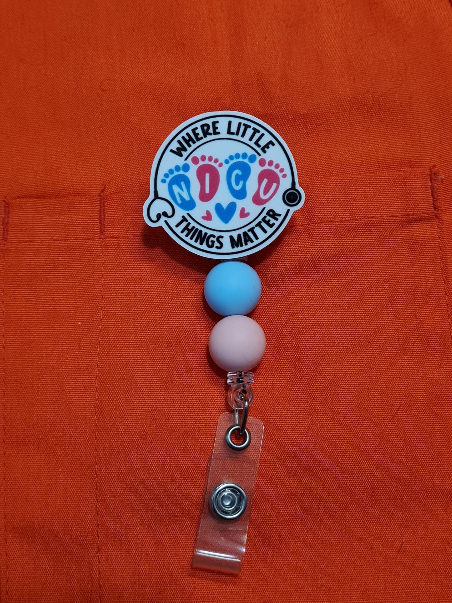 NICU Badge Reel ~ Neonatal Intensive Care Badge Reel ~ Health Care Badge Reel~ Medical Badge Reel~ Nurse Badge Reel~ Neonatal ICU Badge Reel