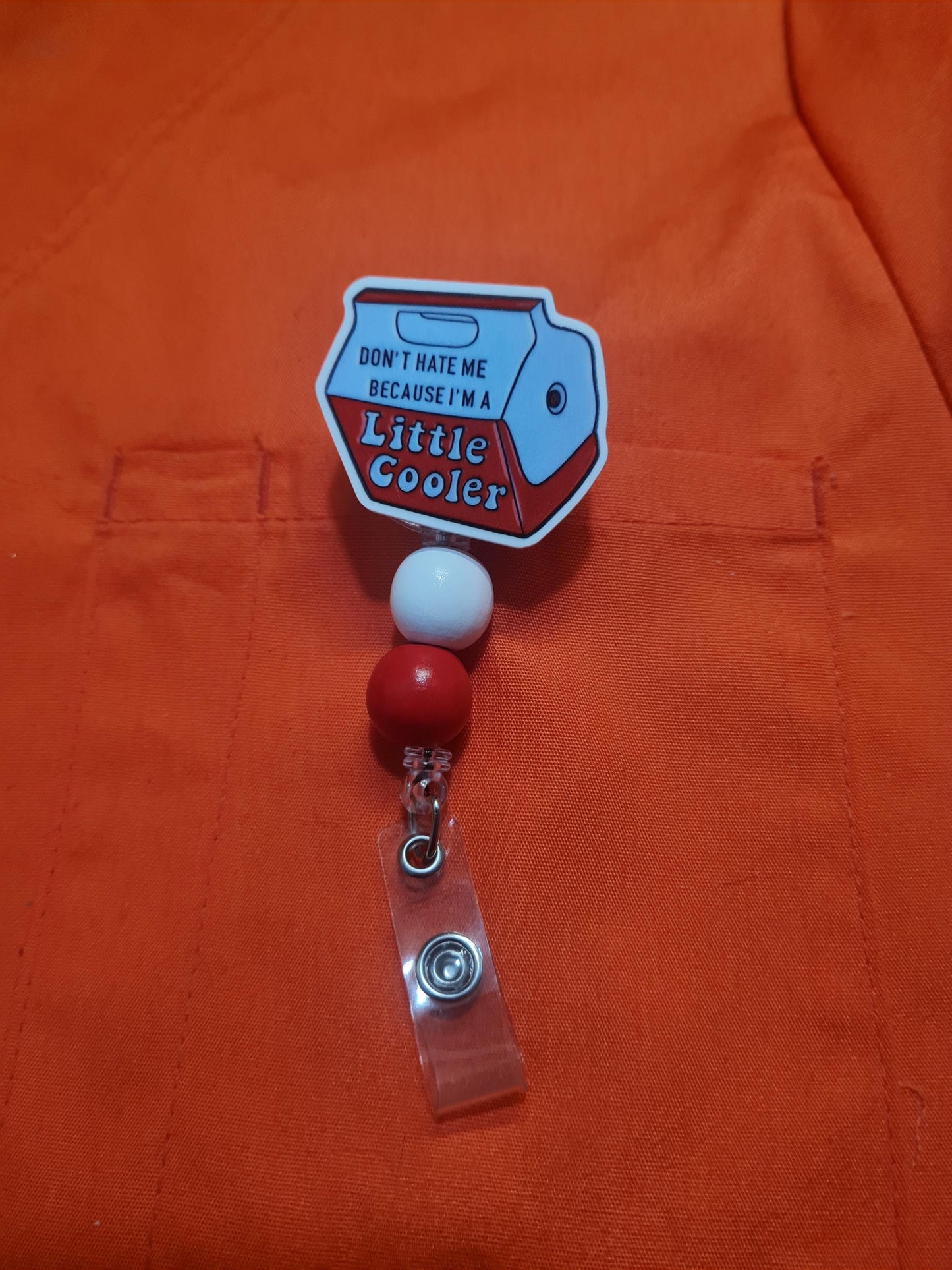 Little Cooler Badge Reel ~ Badge Reel ~ Health Care Badge Reel~ Medical Badge Reel~ Nurse Badge Reel ~ RN Badge Reel ~ Don't Blame Me