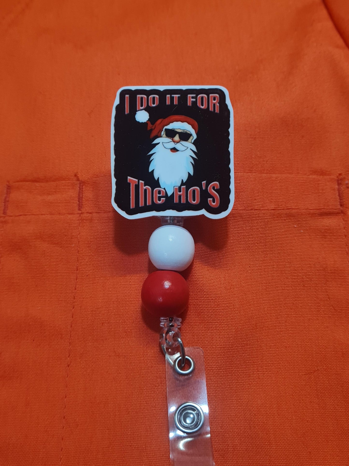 I Do It For the Ho's Badge Reel ~ Health Care Badge Reel~ Medical Badge Reel~ Nurse Badge Reel ~ RN Badge Reel ~ Christmas Badge Reel
