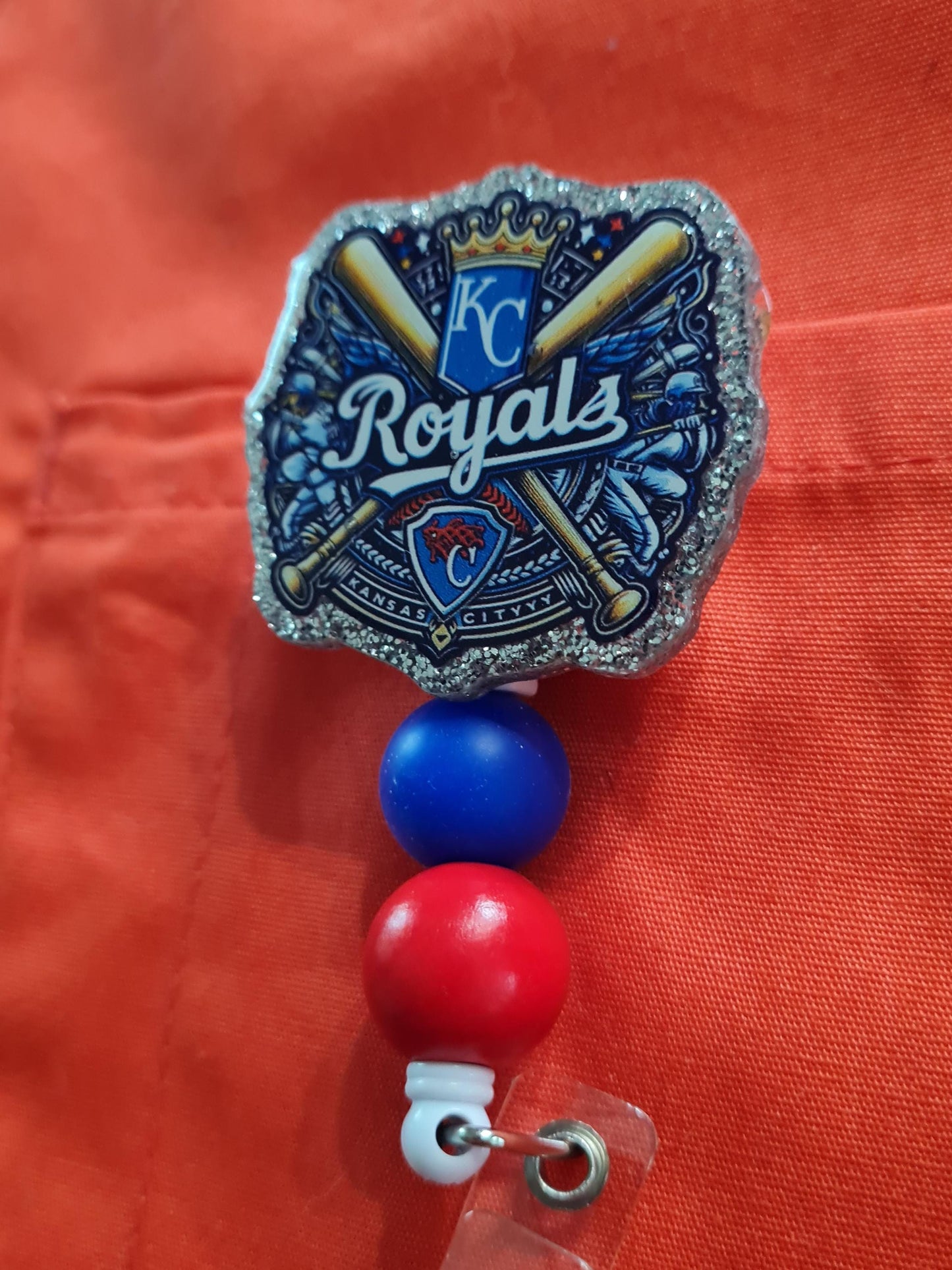 Kansas City Royals Badge Reel ~ ID Badge Reel ~ Health Care Badge Reel ~ Medical Badge Reel ~ Kansas City Badge Reel ~ Royals Baseball