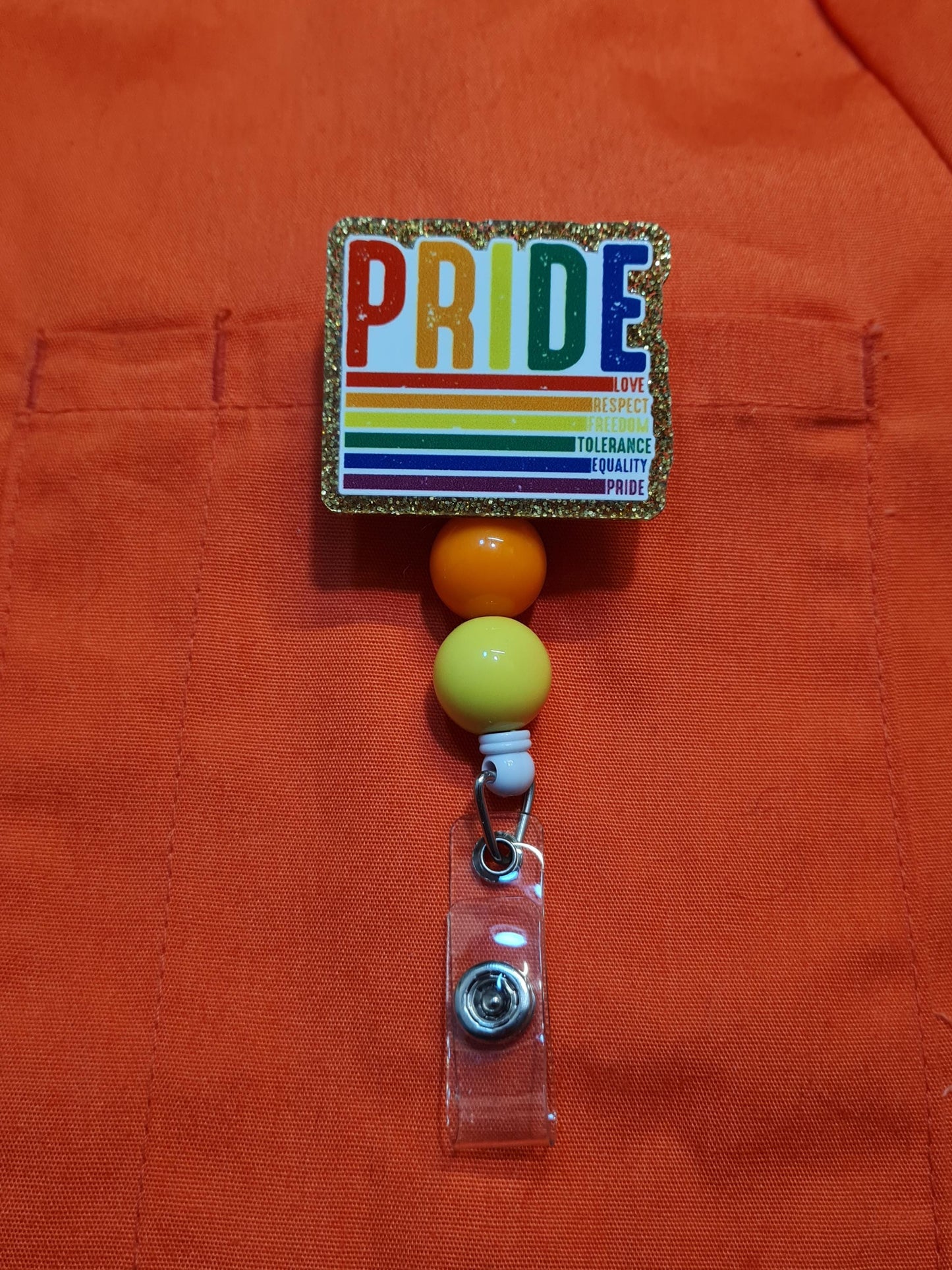 Pride Badge Reel ~ ID Badge Reel ~ Health Care Badge Reel ~ Medical Badge Reel ~ LGBTQ Badge Reel ~ Ally Badge Reel ~ LGBTQIA Badge Reel