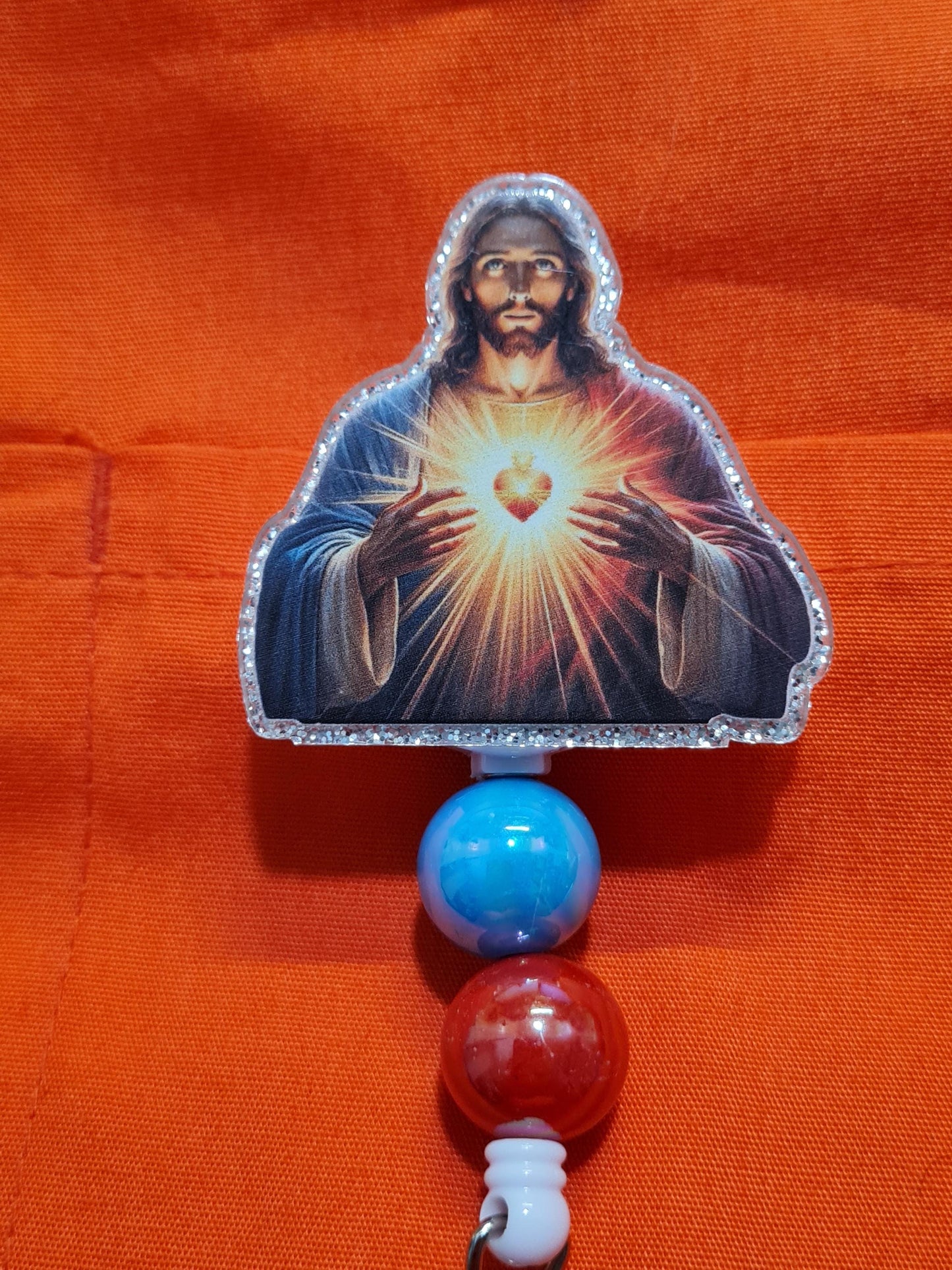 Jesus Badge Reel~ ID Badge Reel~ Catholic Badge Reel~ Religious Badge Reel~ Nurse Badge Reel~ Son of God Badge Reel~ Jesus Christ Badge Reel