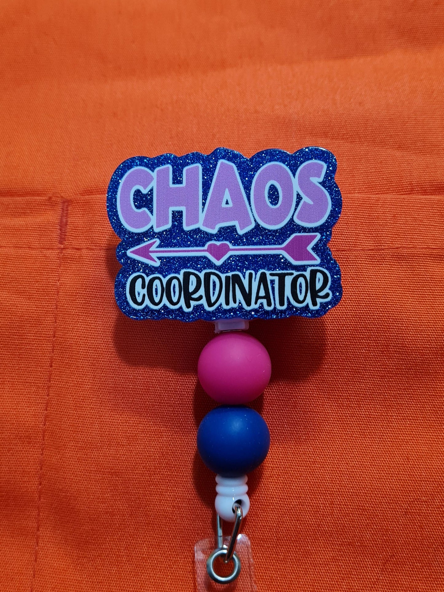 Chaos Coordinator Badge Reel ~ ID Badge Reel ~Health Care Badge Reel ~ Chaos Badge Reel ~ Medical Badge Reel ~ RN Badge ~ Nurse Badge Reel