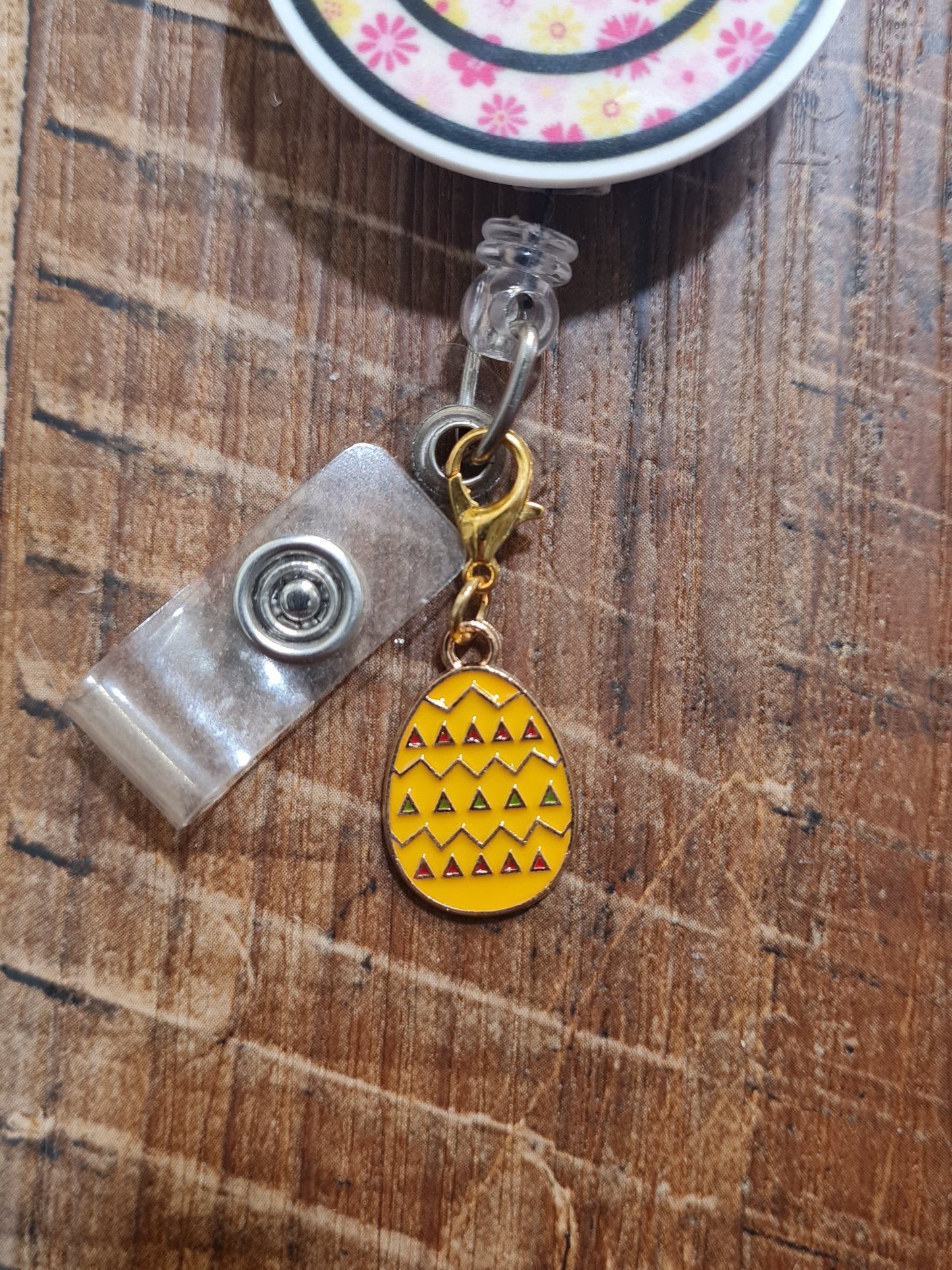 6 Styles ~ Easter Egg ~ ID Badge Reel Charm ~ Custom Made Charms ~ Egg ~ Badge Buddy ~ Badge Accessories ~ Easter Basket