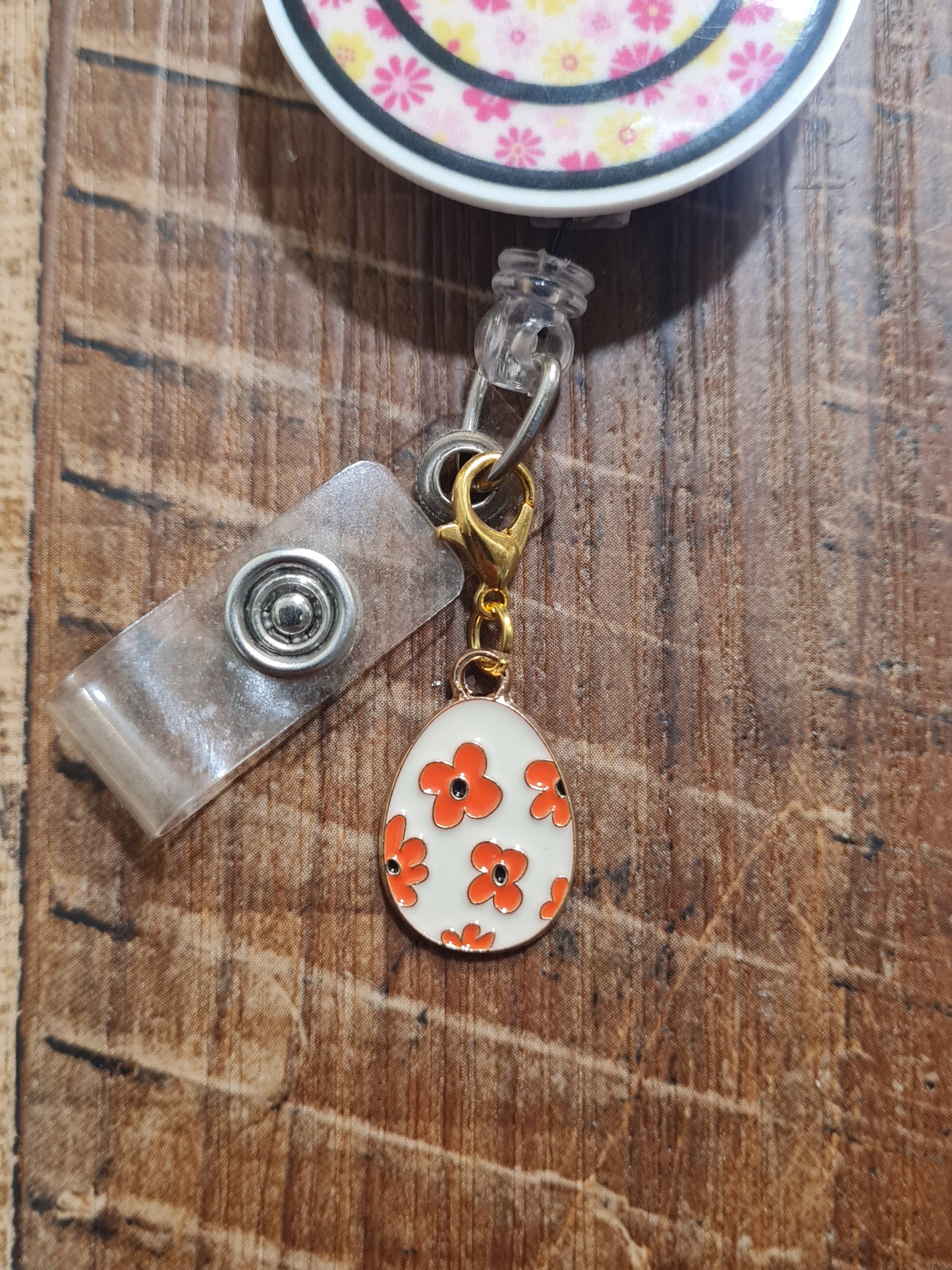 6 Styles ~ Easter Egg ~ ID Badge Reel Charm ~ Custom Made Charms ~ Egg ~ Badge Buddy ~ Badge Accessories ~ Easter Basket