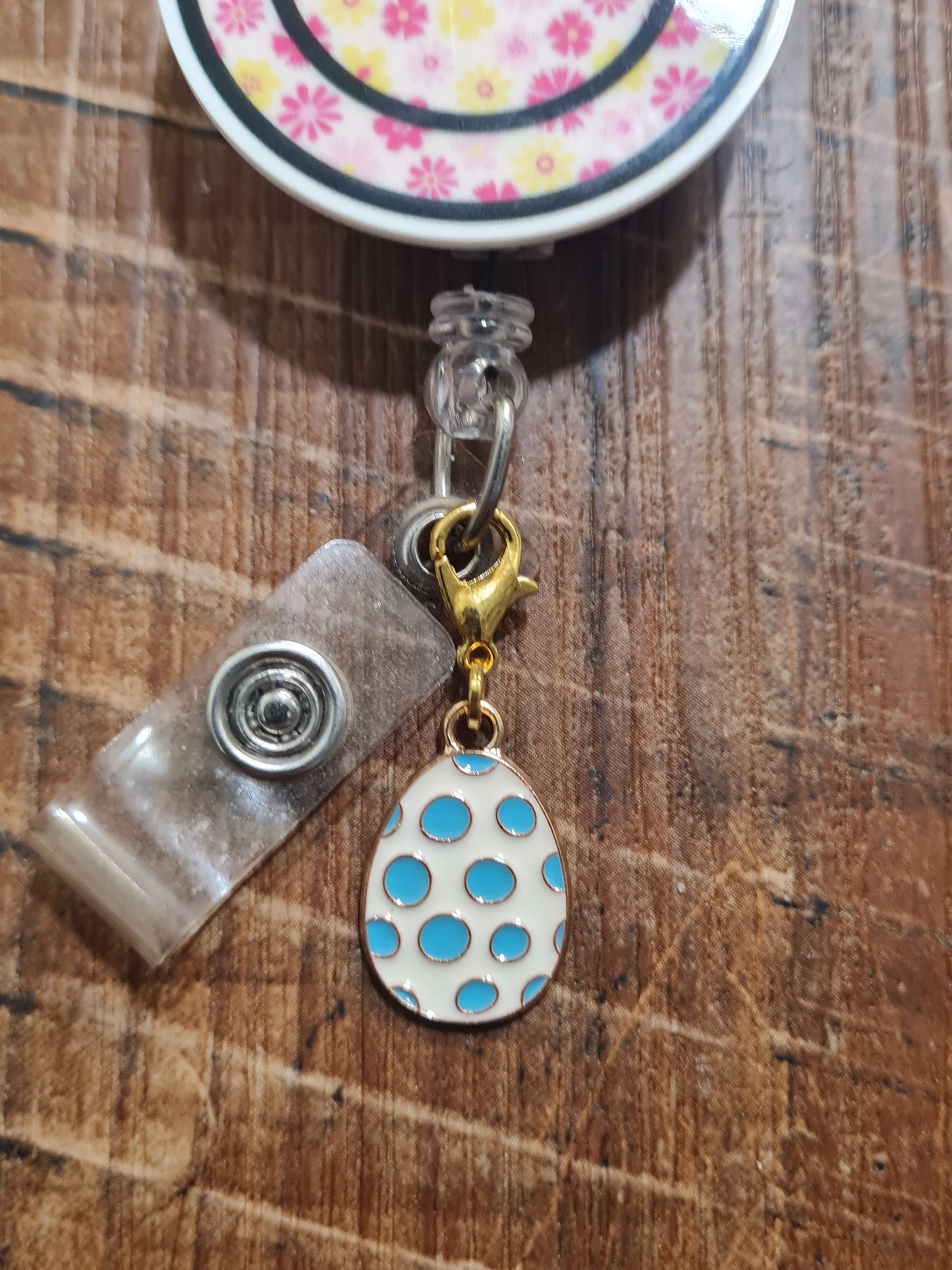 6 Styles ~ Easter Egg ~ ID Badge Reel Charm ~ Custom Made Charms ~ Egg ~ Badge Buddy ~ Badge Accessories ~ Easter Basket