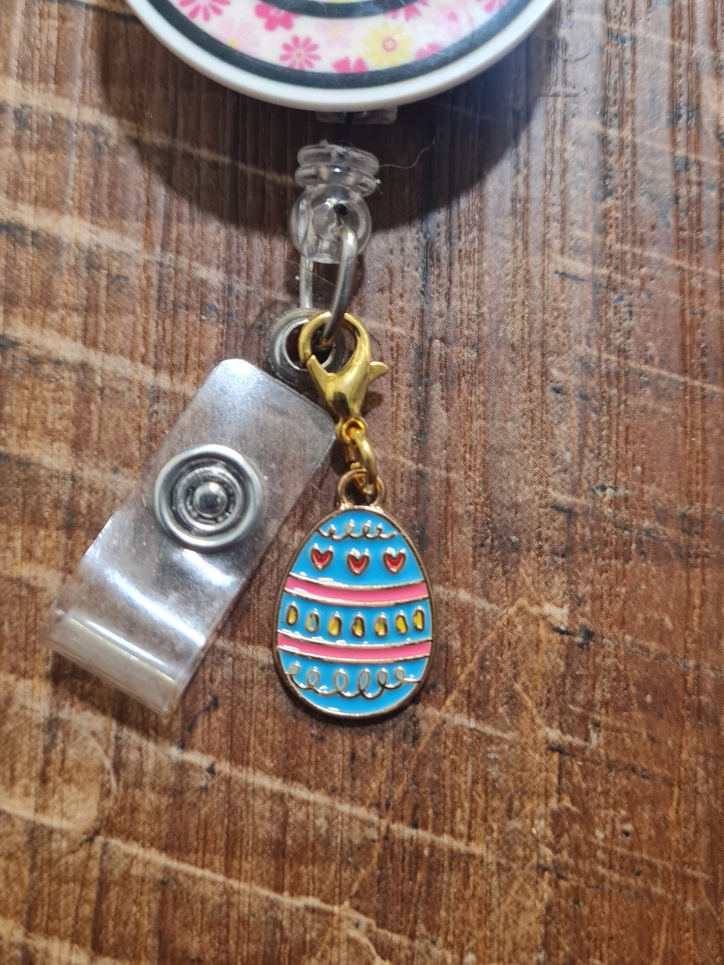 6 Styles ~ Easter Egg ~ ID Badge Reel Charm ~ Custom Made Charms ~ Egg ~ Badge Buddy ~ Badge Accessories ~ Easter Basket