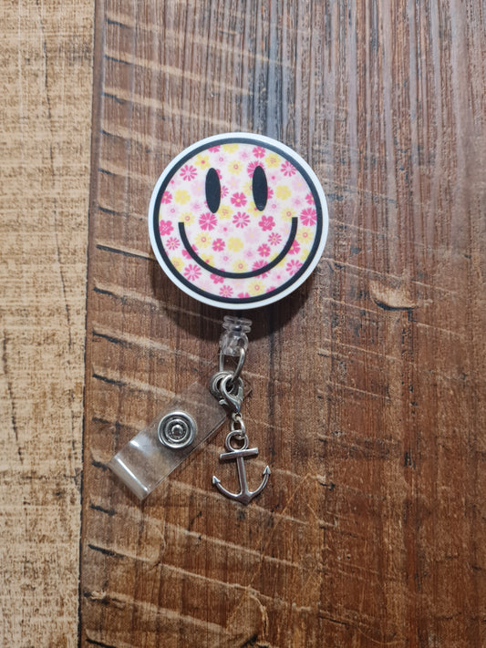 Anchor ~ ID Badge Reel Charm ~ Custom Made Charms ~ Badge Buddy ~ Badge Accessories ` Nautical Anchor ID Badge Reel Charm - Silver Ship Anchor Lanyard Flair for Navy, Coast Guard, and Cruise Staff