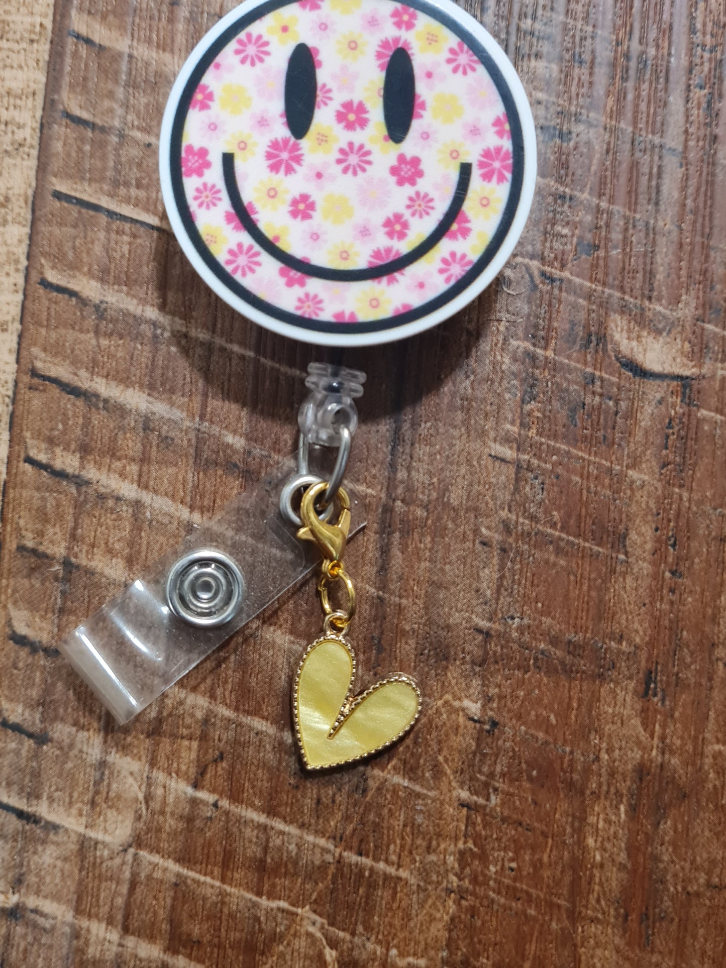 Glitter Heart ~ ID Badge Reel Charm ~ Custom Made Charms ~ Badge Buddy ~ Badge Accessories ~ Red Glitter Heart ~ Badge Charm ~ Funky Retro Heart ID Badge Reel Charm - Colorful Groovy Lanyard Flair for Pediatric Nurses and Art Teachers