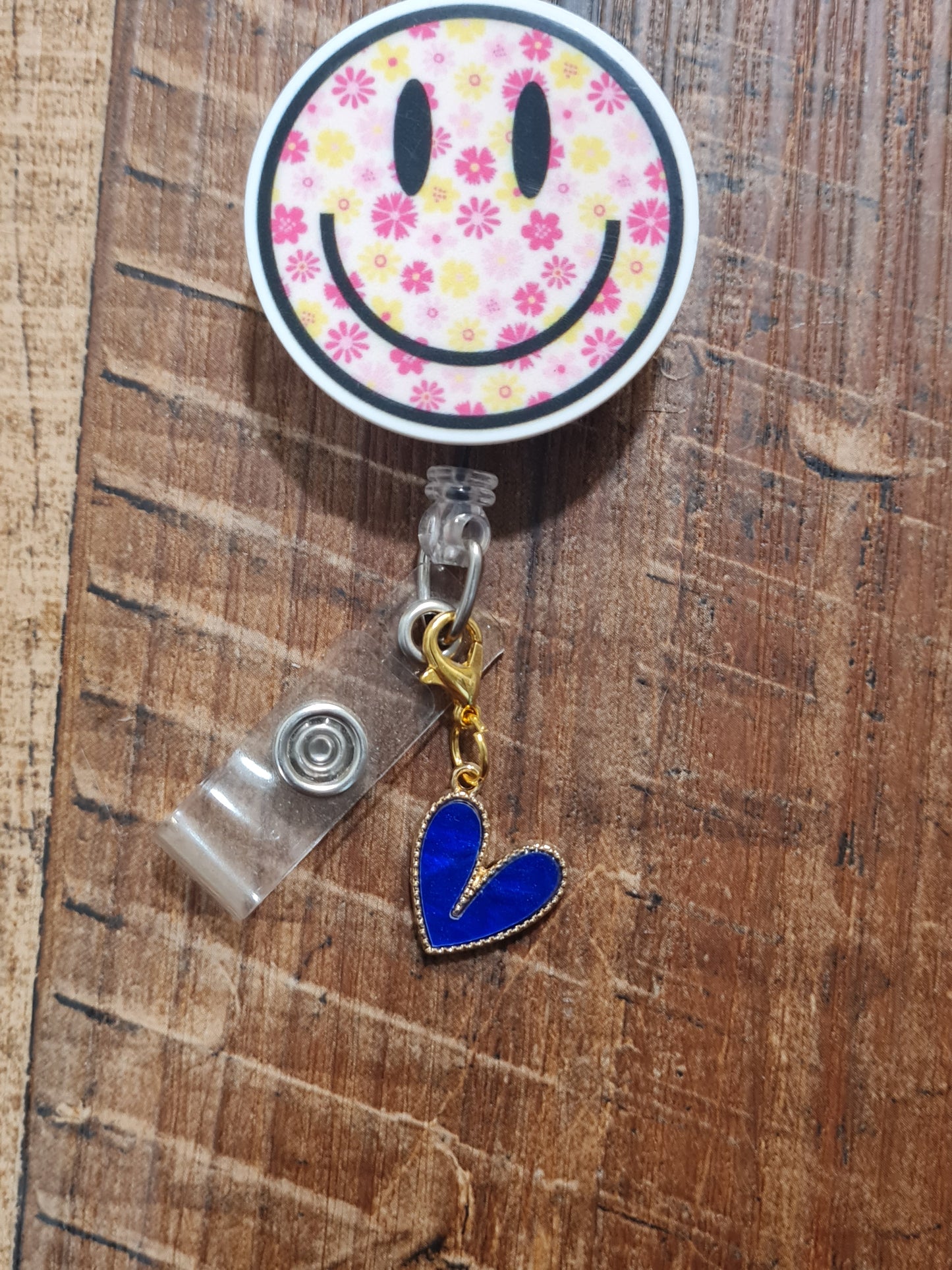 Glitter Heart ~ ID Badge Reel Charm ~ Custom Made Charms ~ Badge Buddy ~ Badge Accessories ~ Red Glitter Heart ~ Badge Charm ~ Funky Retro Heart ID Badge Reel Charm - Colorful Groovy Lanyard Flair for Pediatric Nurses and Art Teachers