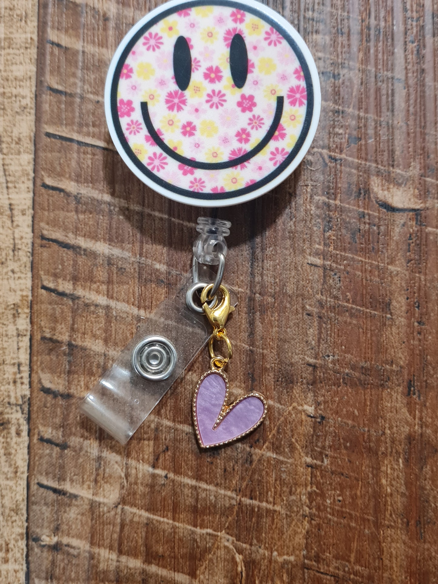 Glitter Heart ~ ID Badge Reel Charm ~ Custom Made Charms ~ Badge Buddy ~ Badge Accessories ~ Red Glitter Heart ~ Badge Charm ~ Funky Retro Heart ID Badge Reel Charm - Colorful Groovy Lanyard Flair for Pediatric Nurses and Art Teachers