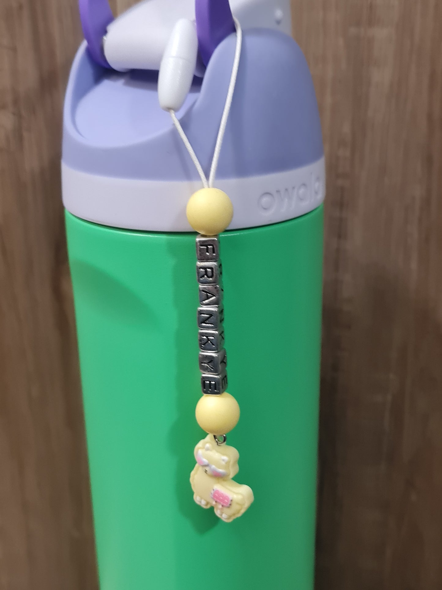 Personalized Llama Owala Bottle Charm - Custom Name Tag Accessory for Owala and Stanley Water Bottles