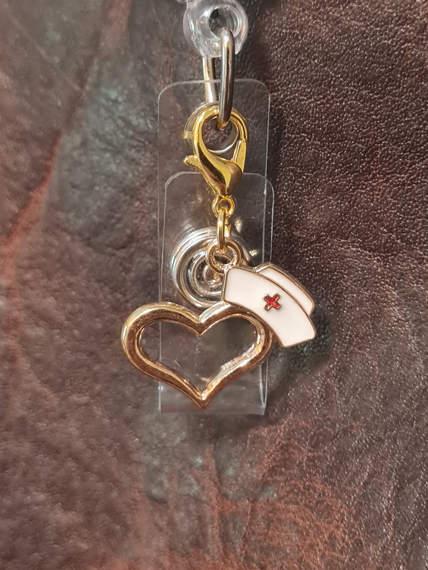 Nurse Themed ~ ID Badge Reel Charm ~Badge Buddy ~ Badge Accessories ~ Badge Charm ~ Nurse Charm ~ National Nurse's Week ~ Nurse's Week