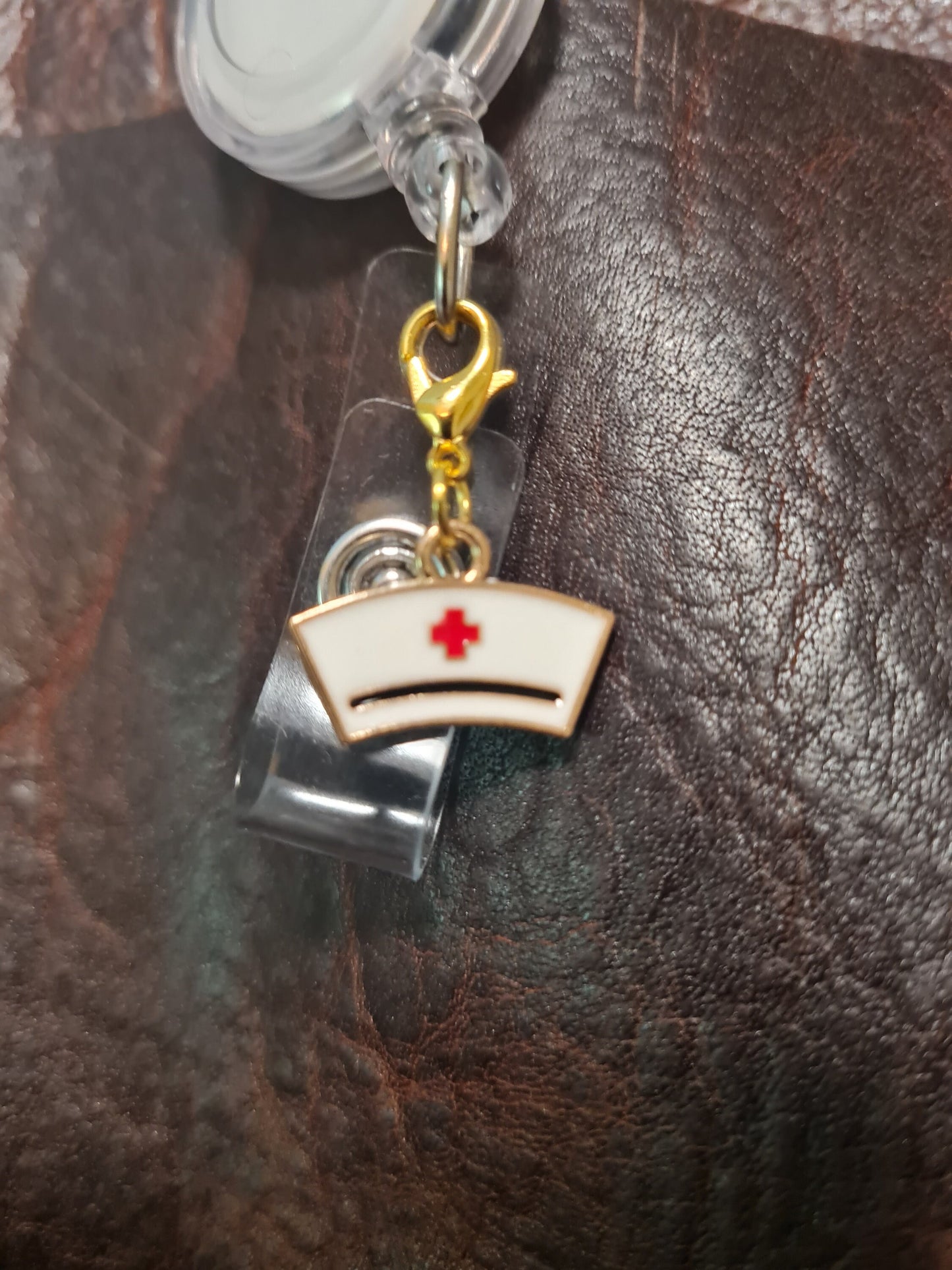 Nurse Themed ~ ID Badge Reel Charm ~Badge Buddy ~ Badge Accessories ~ Badge Charm ~ Nurse Charm ~ National Nurse's Week ~ Nurse's Week