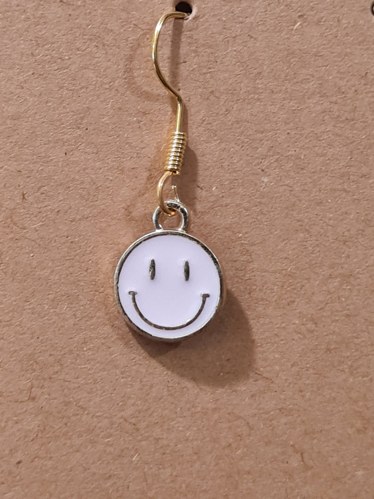 Smiley Face Earrings - 6 Color Options ~ Stainless Fish Hook Posts