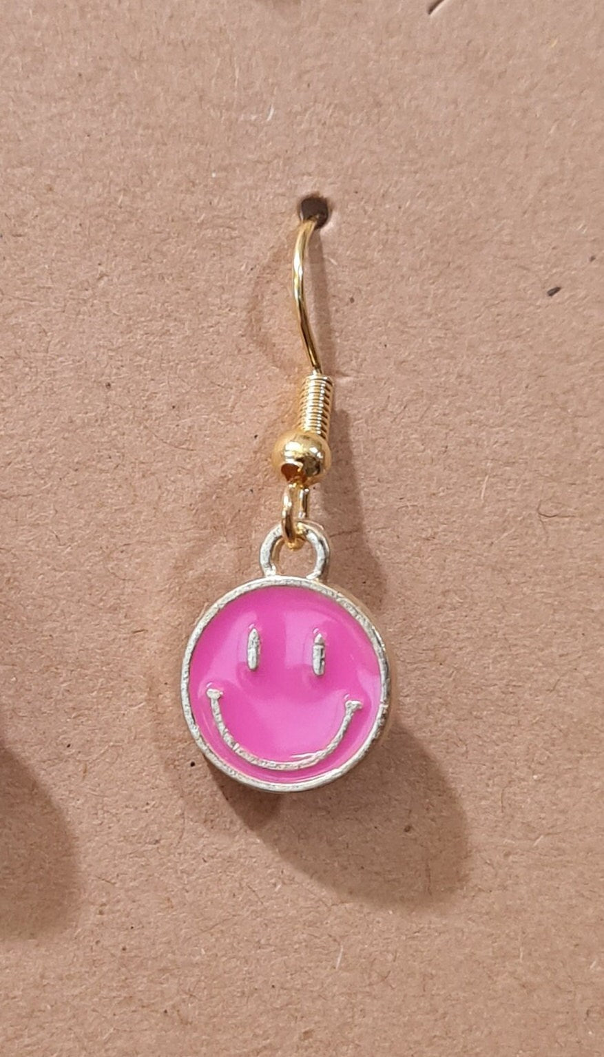 Smiley Face Earrings - 6 Color Options ~ Stainless Fish Hook Posts