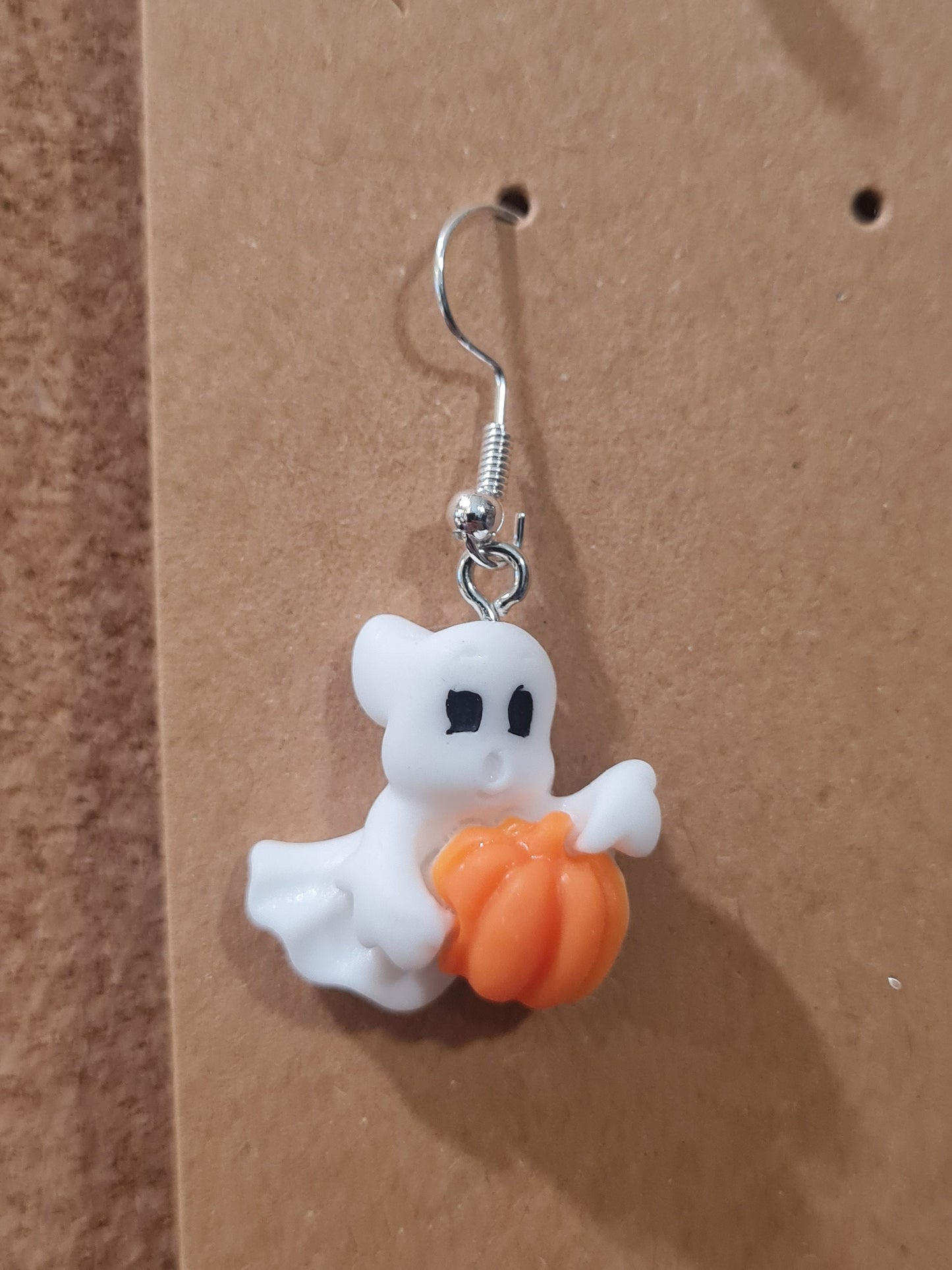 Halloween Earrings ~ Stainless Fish Hook Posts ~ Pumpkins