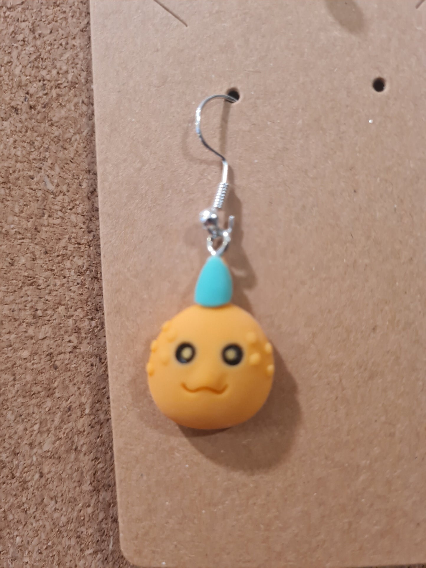 Halloween Earrings ~ Stainless Fish Hook Posts ~ Pumpkins