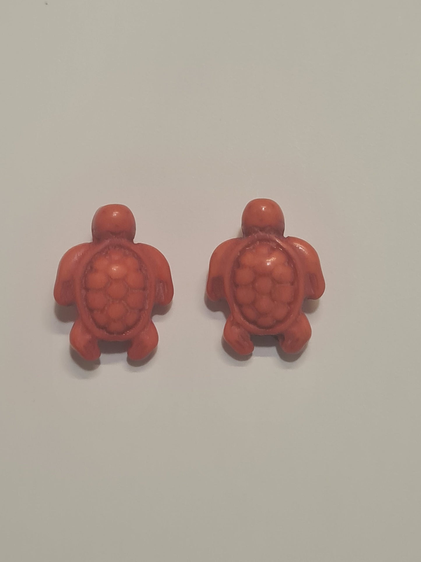 Ceramic Turtle Earrings ~ Stainless Fish Hook Posts