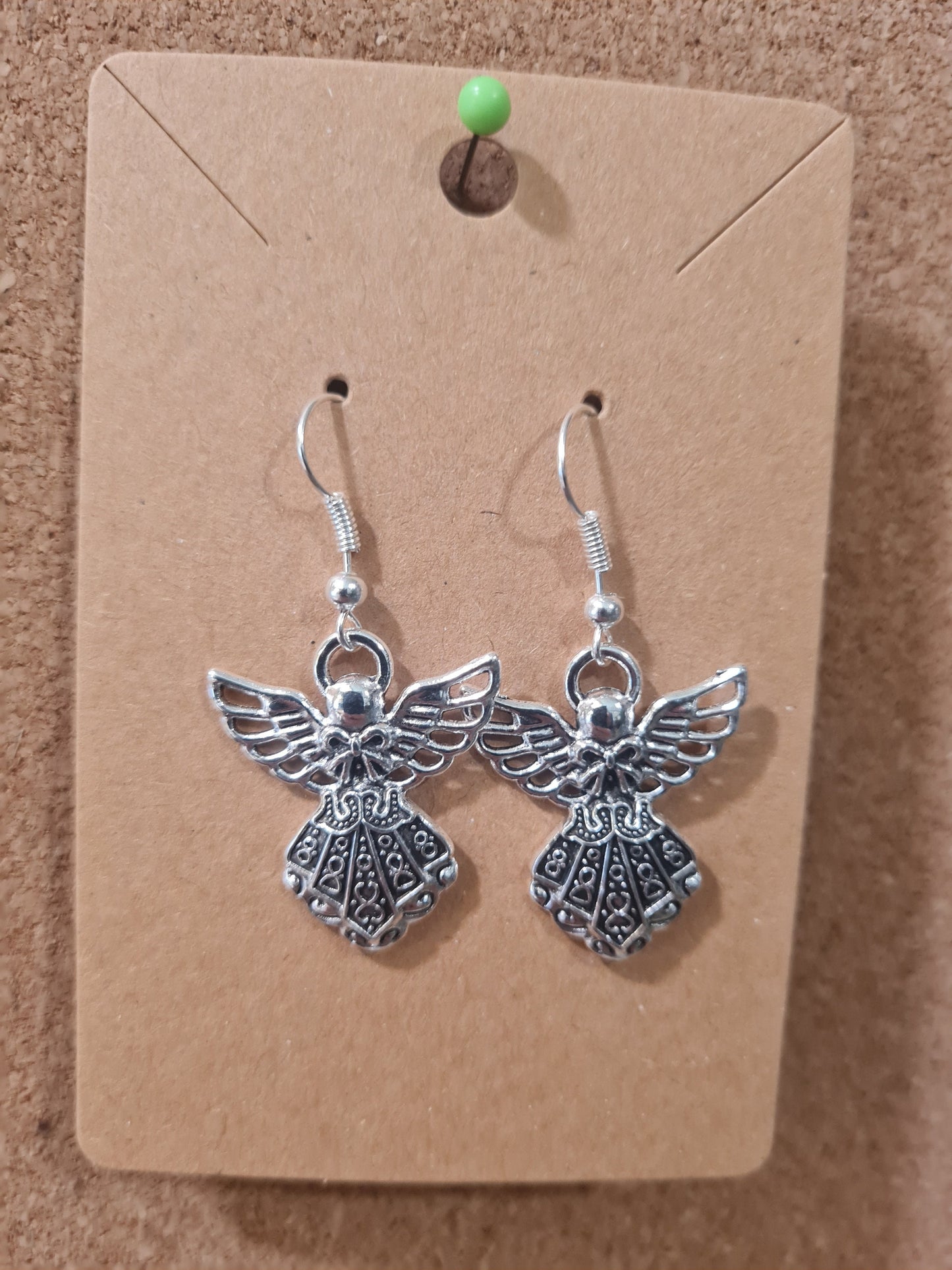 Angel Earrings ~ Stainless Fish Hook Posts