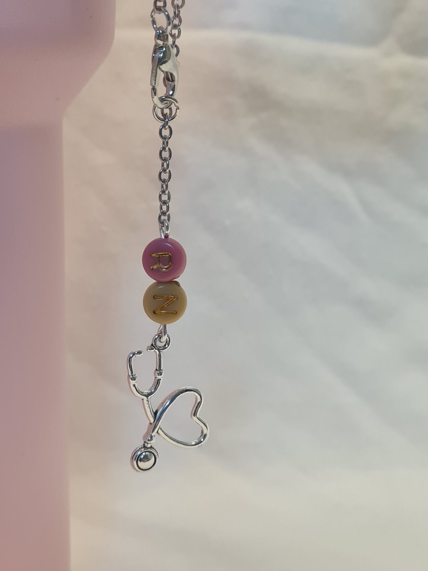 Nurse Personalized Tumbler Charm ~ Stanley Cup Charm ~ Custom Made Charms ~ Handle Charm ~ Nurses Week ~ Cup Handle Charm ~ Cup Accessory