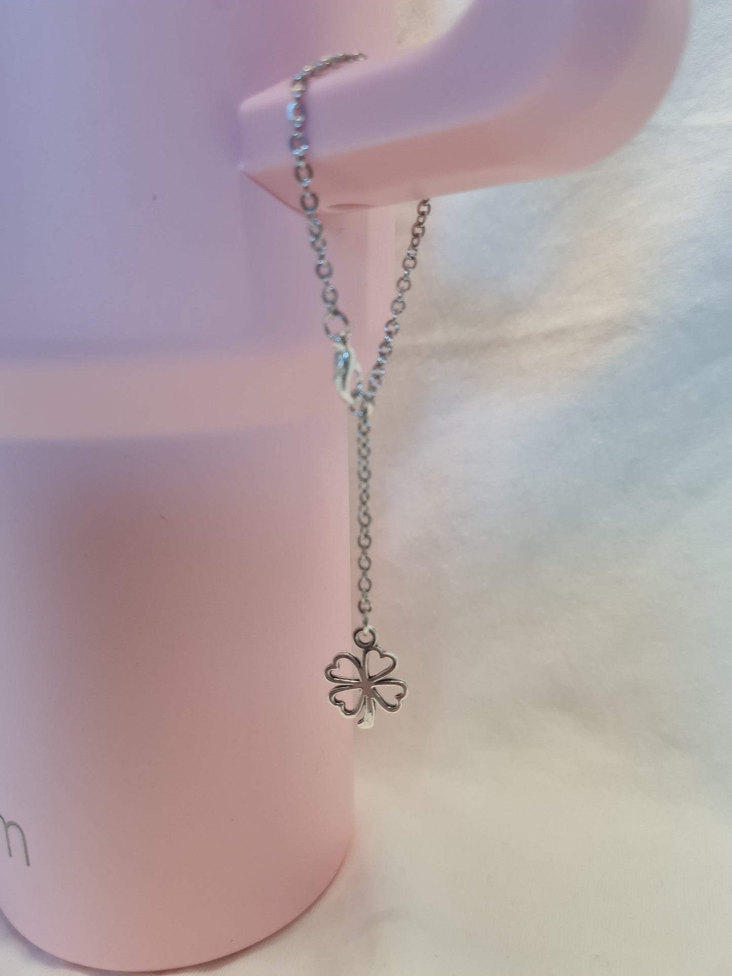 4 Leaf Clover Tumbler Charm ~ Stanley Cup Charm ~ Custom Made Charms ~ Lucky ~ Clover ~ Four Leaf Clover ~ Cup Charm ~ Cup Handle Charm