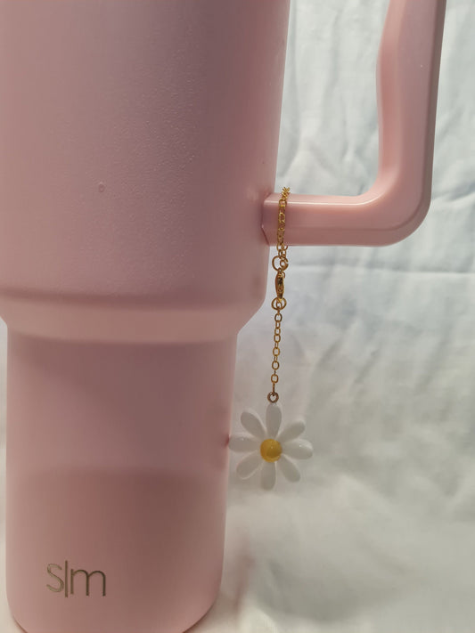 Daisy Tumbler Charm ~ Stanley Cup Charm ~ Custom Made Charms ~ Cup Accessory
