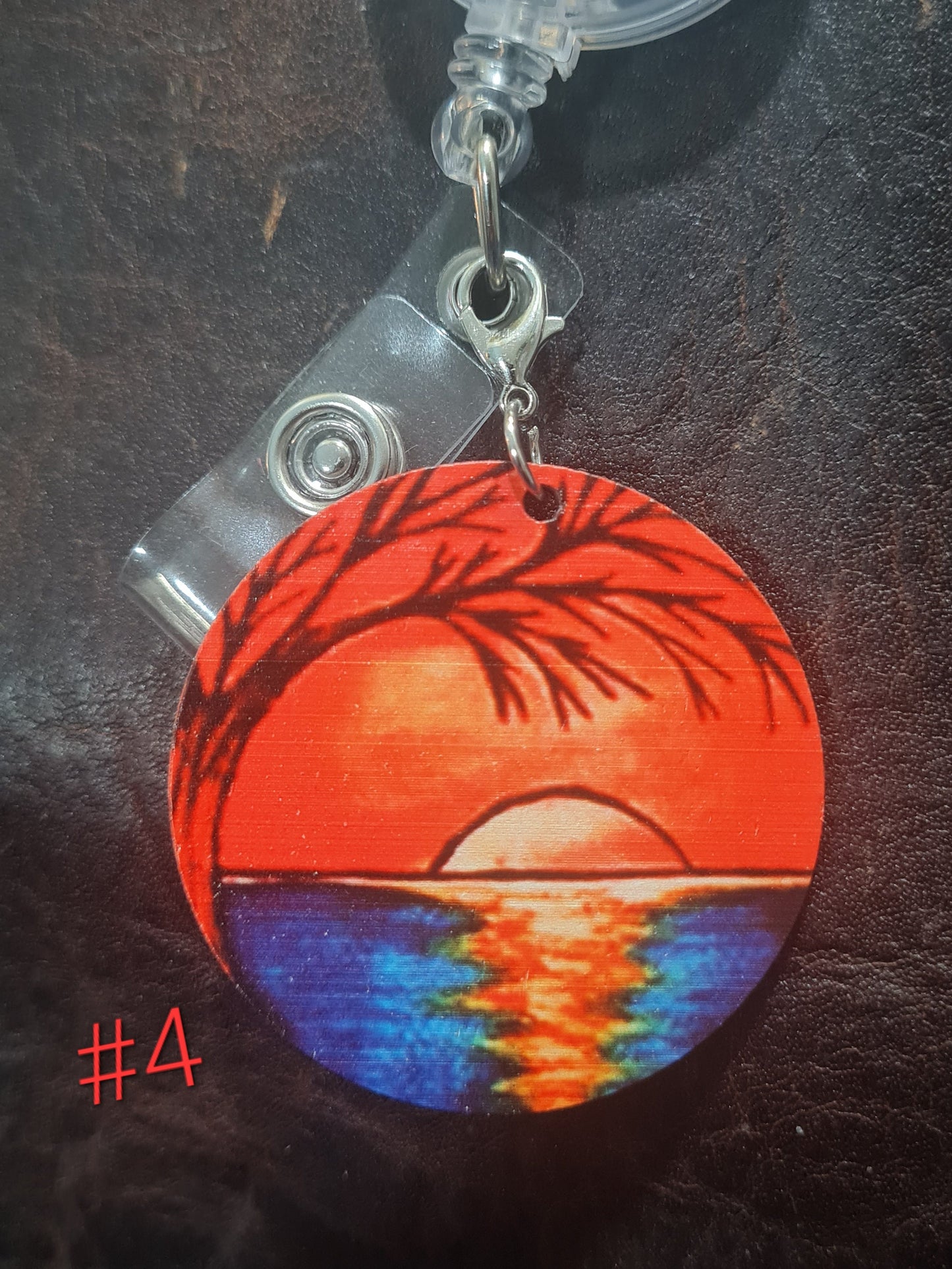 Africa Theme ~ ID Badge Reel Charm ~ Custom Made Charms ~ Badge Buddy ~ Black History Month ~ Love My Fro ~ Naturally Dope ~ African Badge