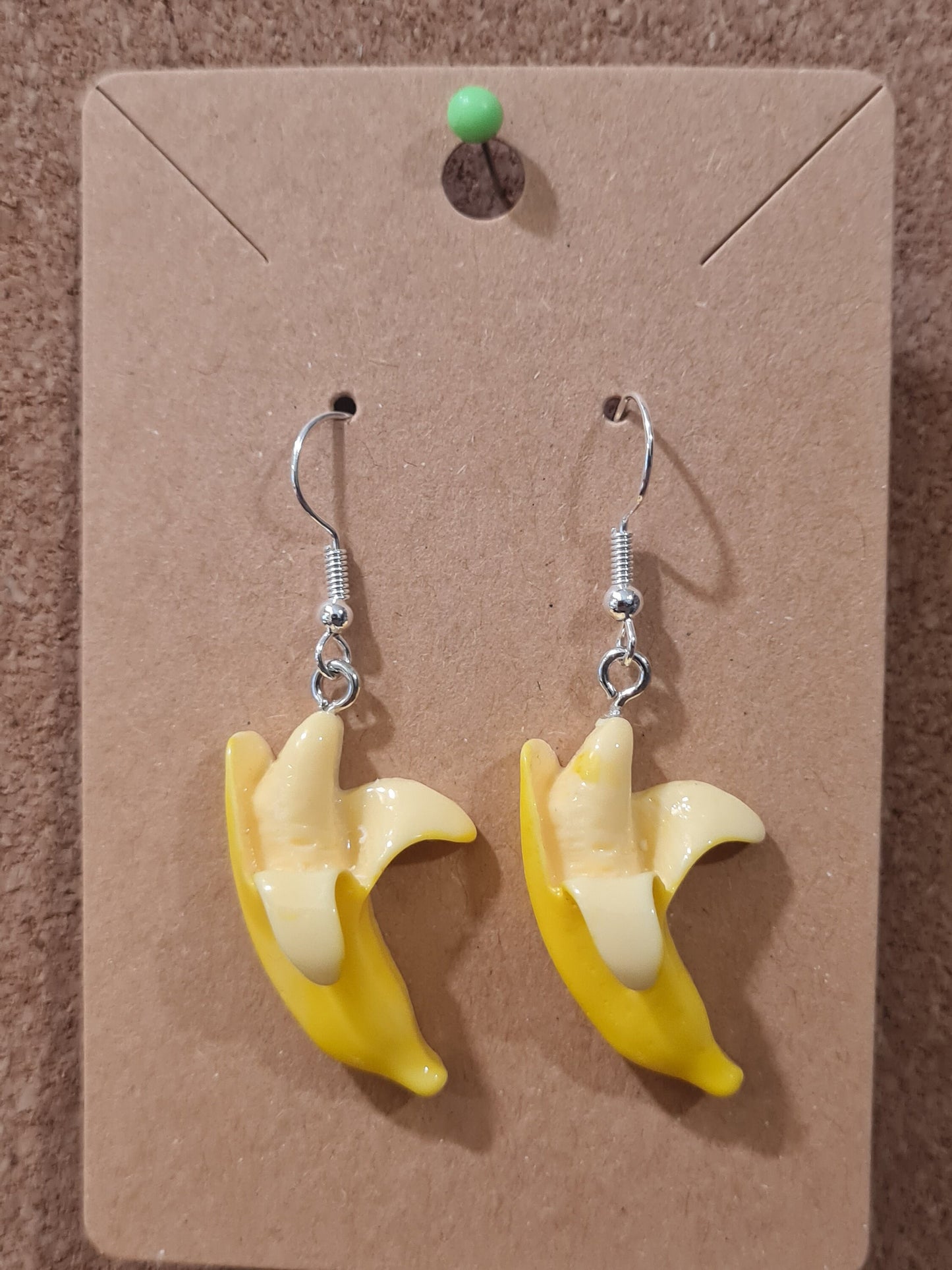 Bananas Earrings ~ Stainless Fish Hook Posts