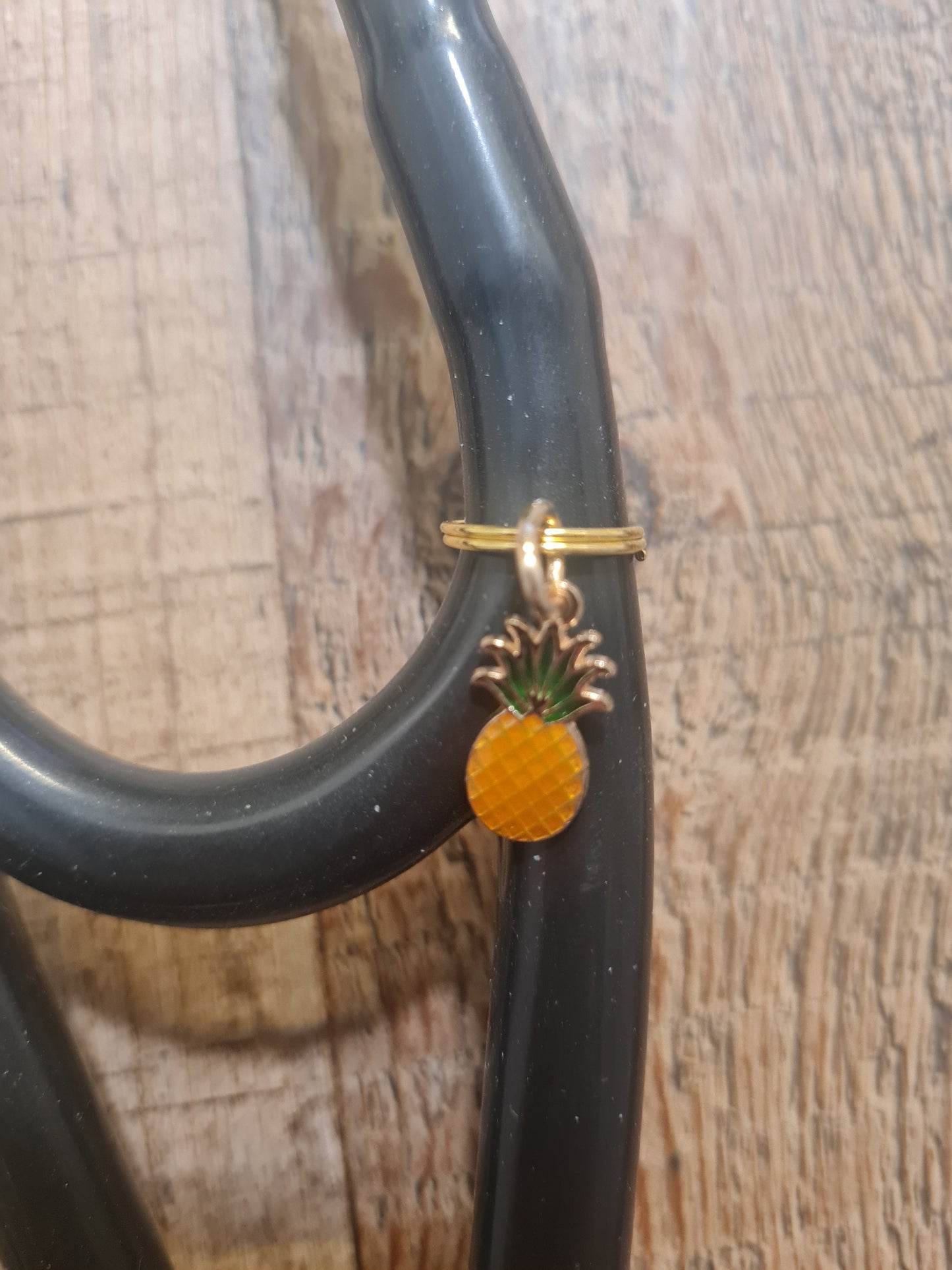 Pineapple Charm ~ Stethoscope Charm ~  RN Charm ~ Medical Stethoscope Charm  ~ Physician Charm ~ Stethoscope Tag ~ OT ~ PA ~ Pineapple