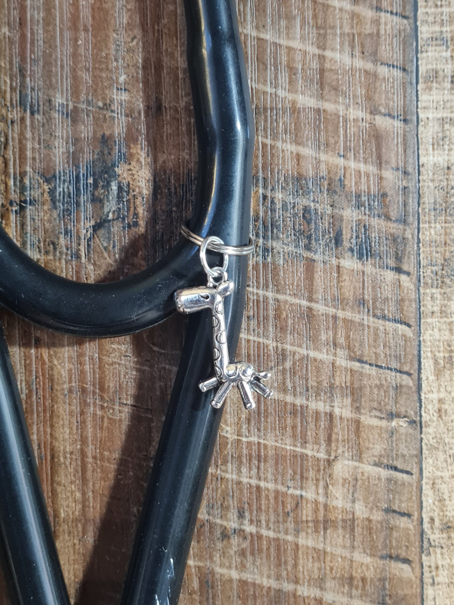 Giraffe ~ Stethoscope Charm ~ RN Charm ~ Medical Stethoscope Charm ~ Physician Charm ~ Stethoscope Tag ~ OT ~ PT