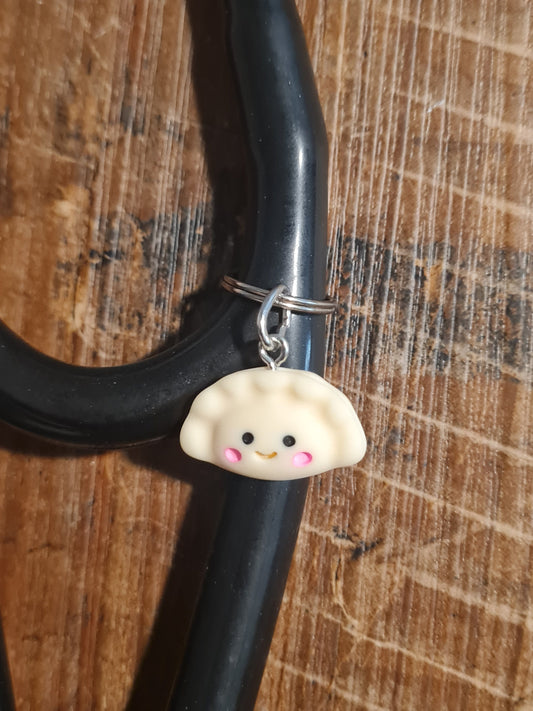 Dumpling ~ Stethoscope Charm ~ RN Charm ~ Medical Stethoscope Charm ~ Physician Charm ~ Stethoscope Tag ~ OT ~ PT ~ Chinese Dumpling