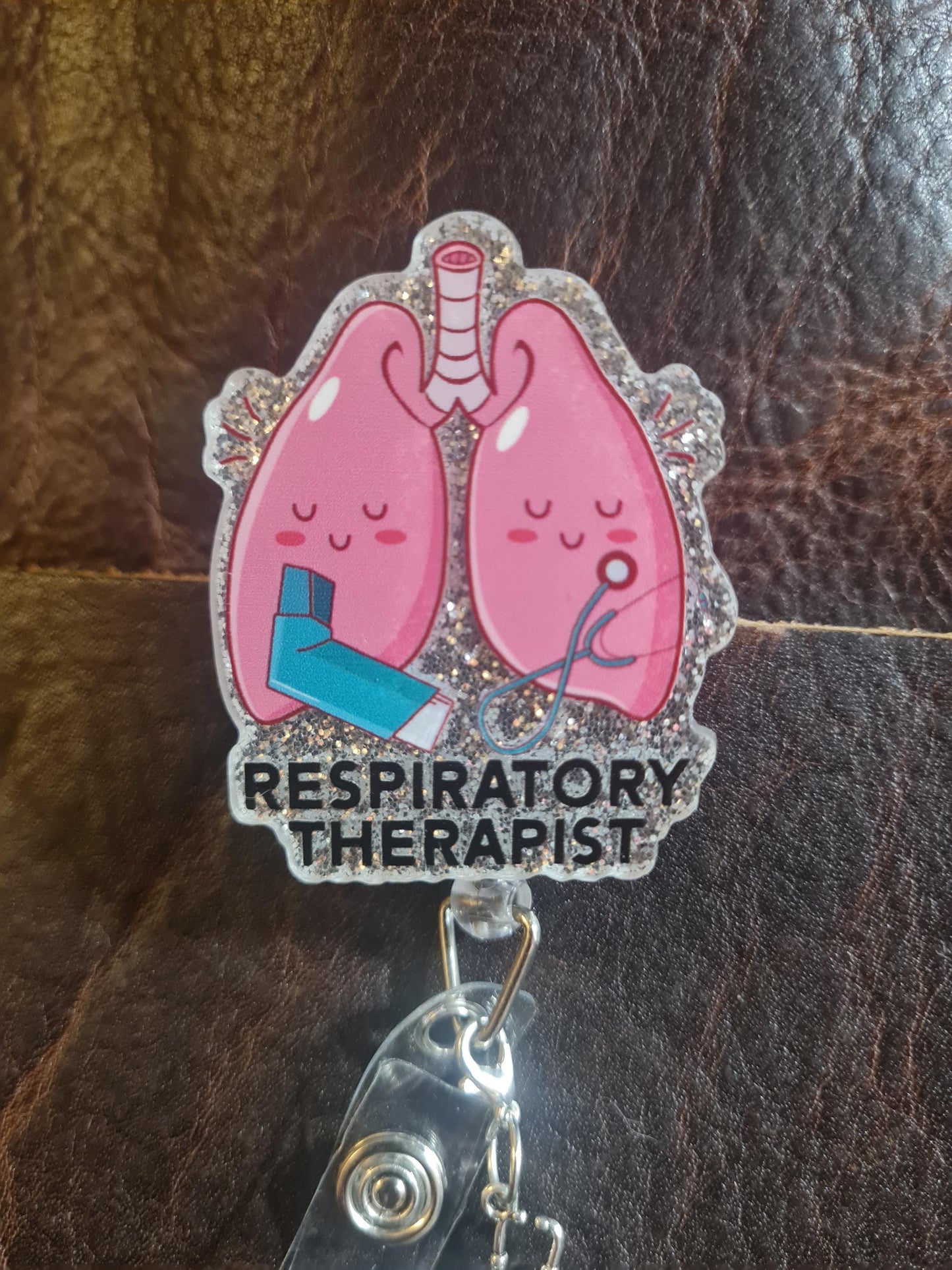 Respiratory Therapist ~ ID Badge Reel ~ Respiratory Therapy ~ RT ~ Respiratory ID Badge ~ Work Badge Reel ~ Medical Badge Reel