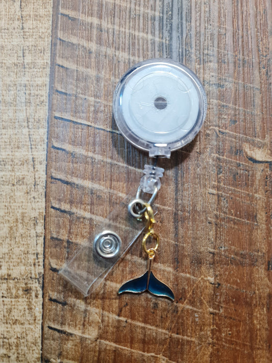 Mermaid Tail ~ ID Badge Reel Charm ~ Custom Made Charms ~ Badge Buddy ~ Badge Accessories ~ Badge Charm ~ Mermaid