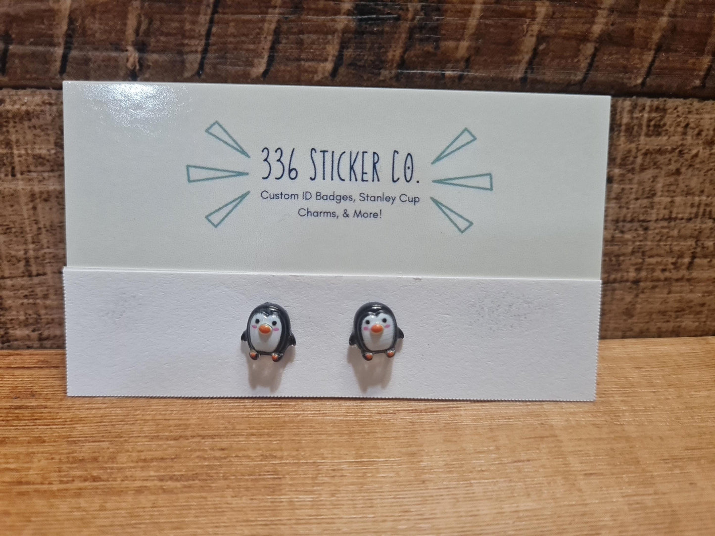 Penguin Earrings ~ Earrings ~  Penguins ~ Fun Earrings ~ Fall Earrings ~ Kids Earrings ~ Stud Earrings ~ Winter Animals ~ Winter Earrings
