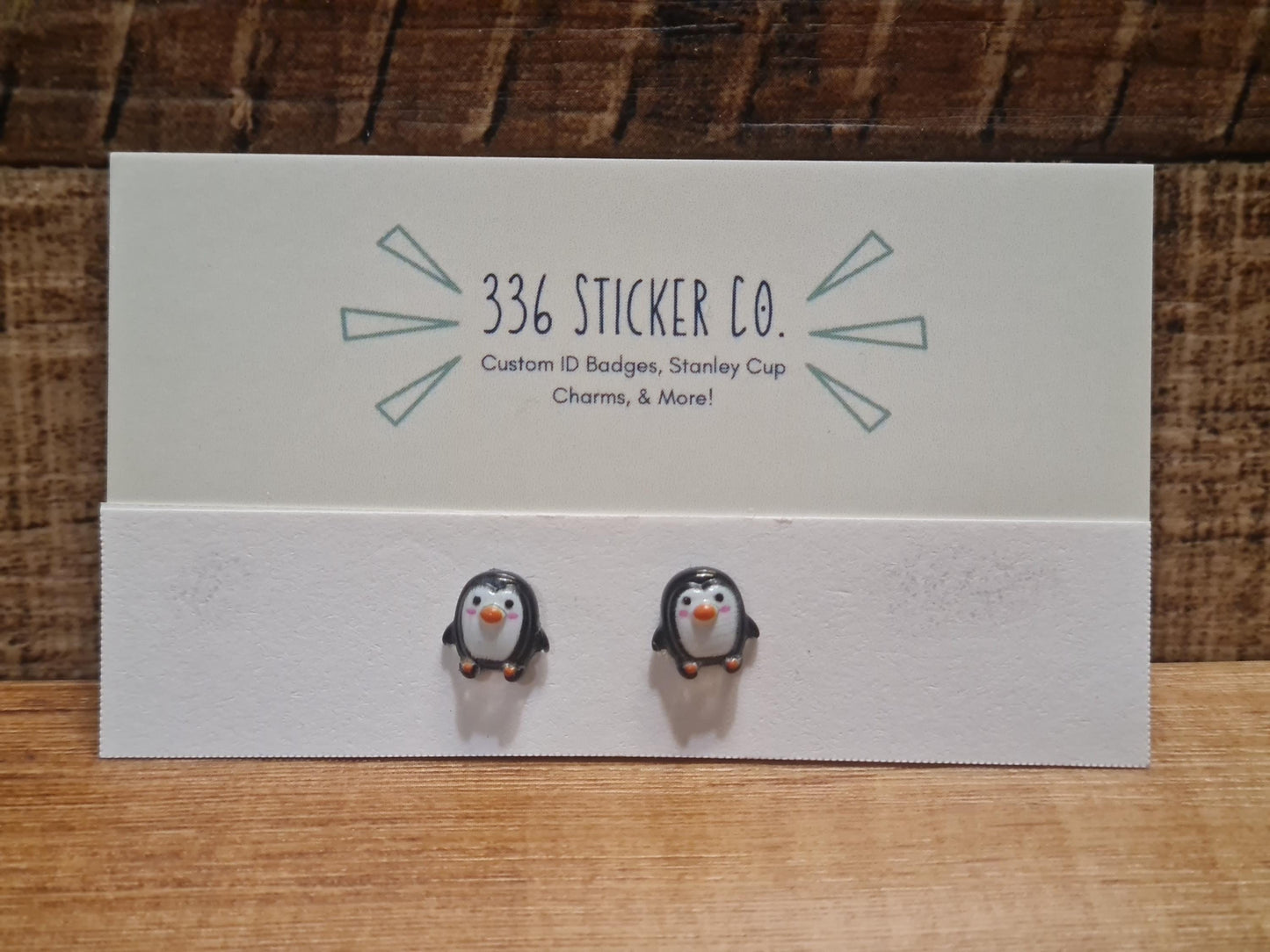 Penguin Earrings ~ Earrings ~  Penguins ~ Fun Earrings ~ Fall Earrings ~ Kids Earrings ~ Stud Earrings ~ Winter Animals ~ Winter Earrings