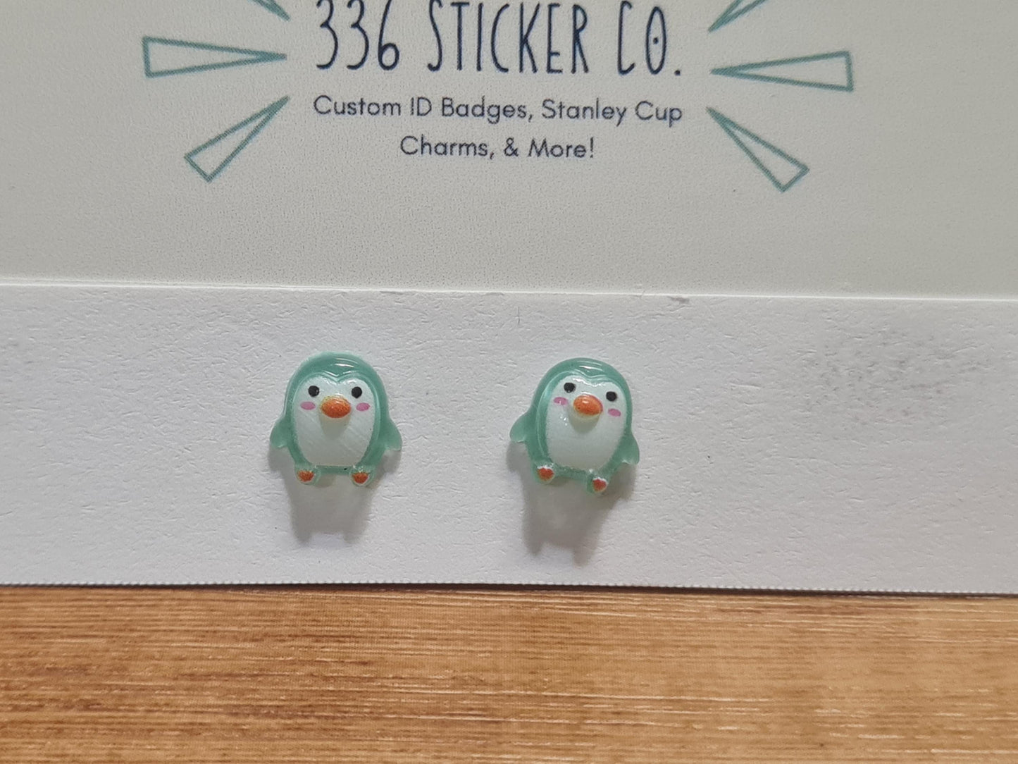 Penguin Earrings ~ Earrings ~  Penguins ~ Fun Earrings ~ Fall Earrings ~ Kids Earrings ~ Stud Earrings ~ Winter Animals ~ Winter Earrings