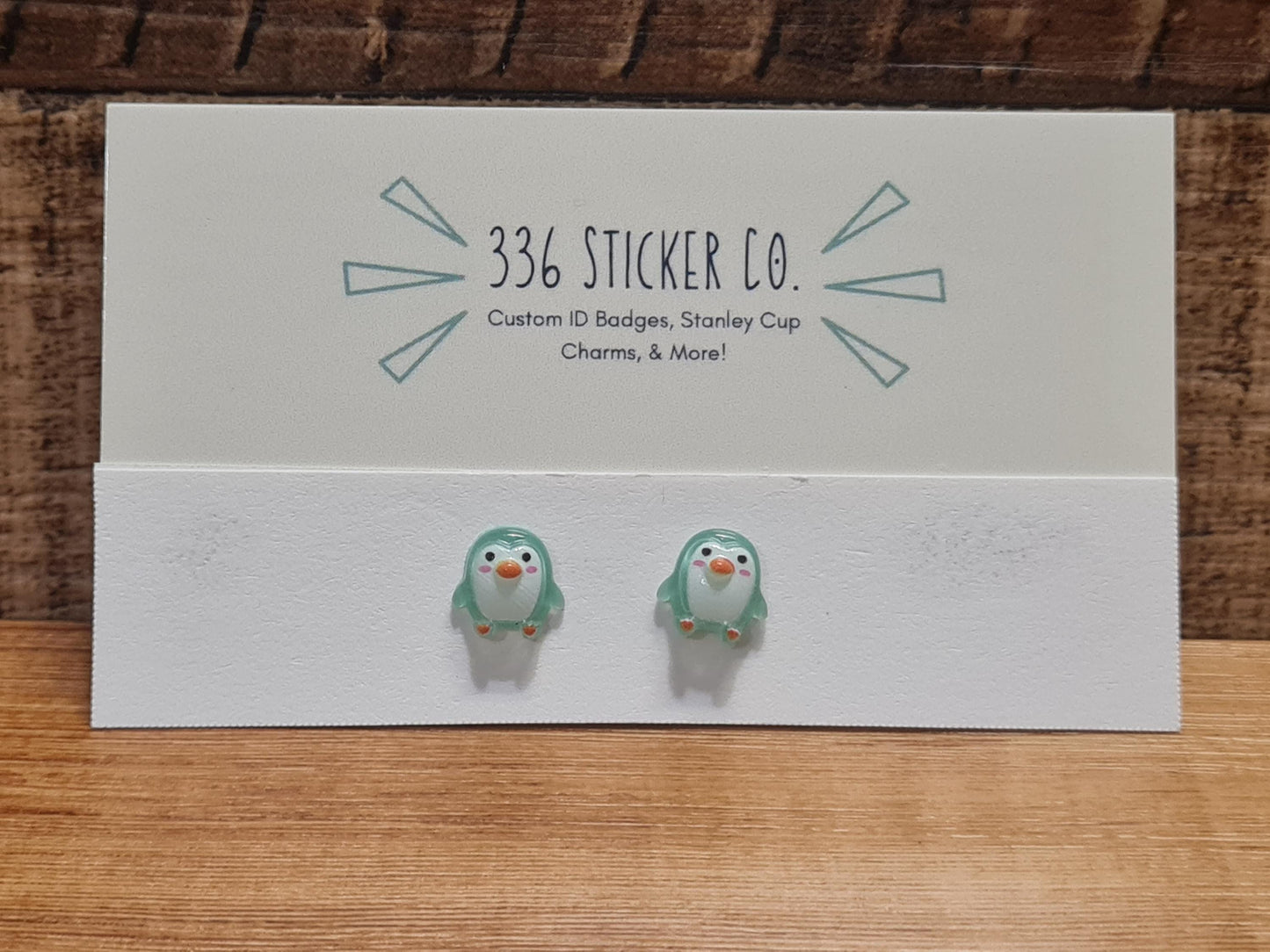 Penguin Earrings ~ Earrings ~  Penguins ~ Fun Earrings ~ Fall Earrings ~ Kids Earrings ~ Stud Earrings ~ Winter Animals ~ Winter Earrings