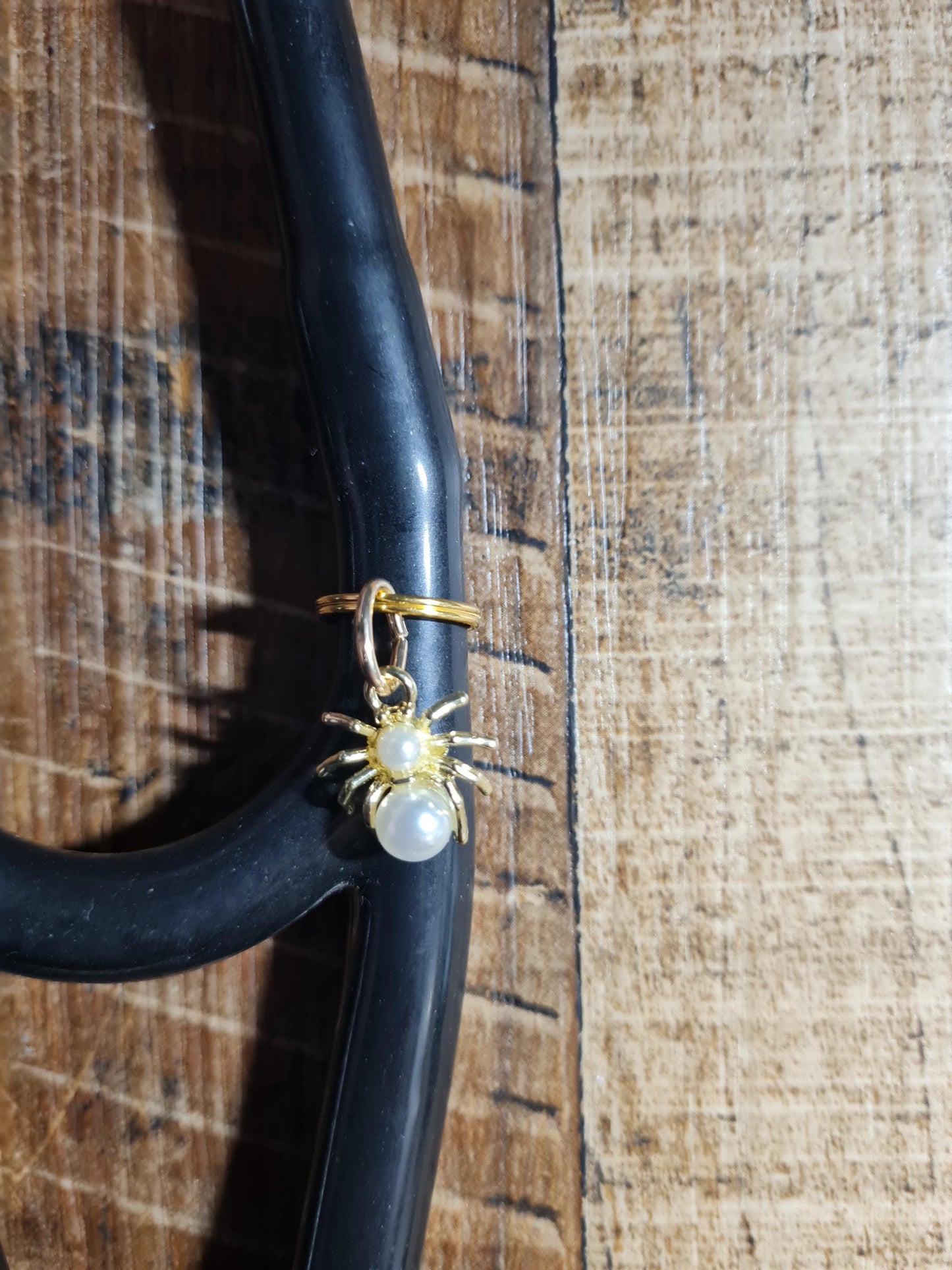 Spider Stethoscope Charm - Spooky Arachnid Medical Accessory for Nurses, Doctors, and Vet Techs - Halloween Stethoscope ID Tag