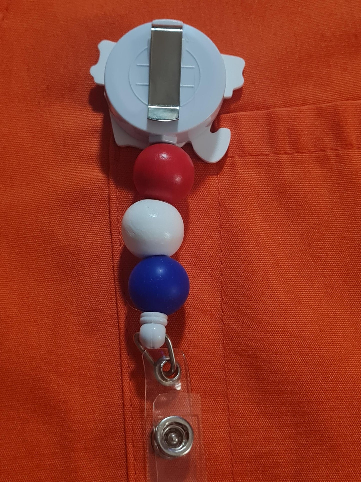 July 4th Badge Reel ~ ID Badge Reel ~ Health Care Badge Reel ~ Work Badge~ Medical Badge Reel ~ Independence Day Badge Reel ~ Fourth of July