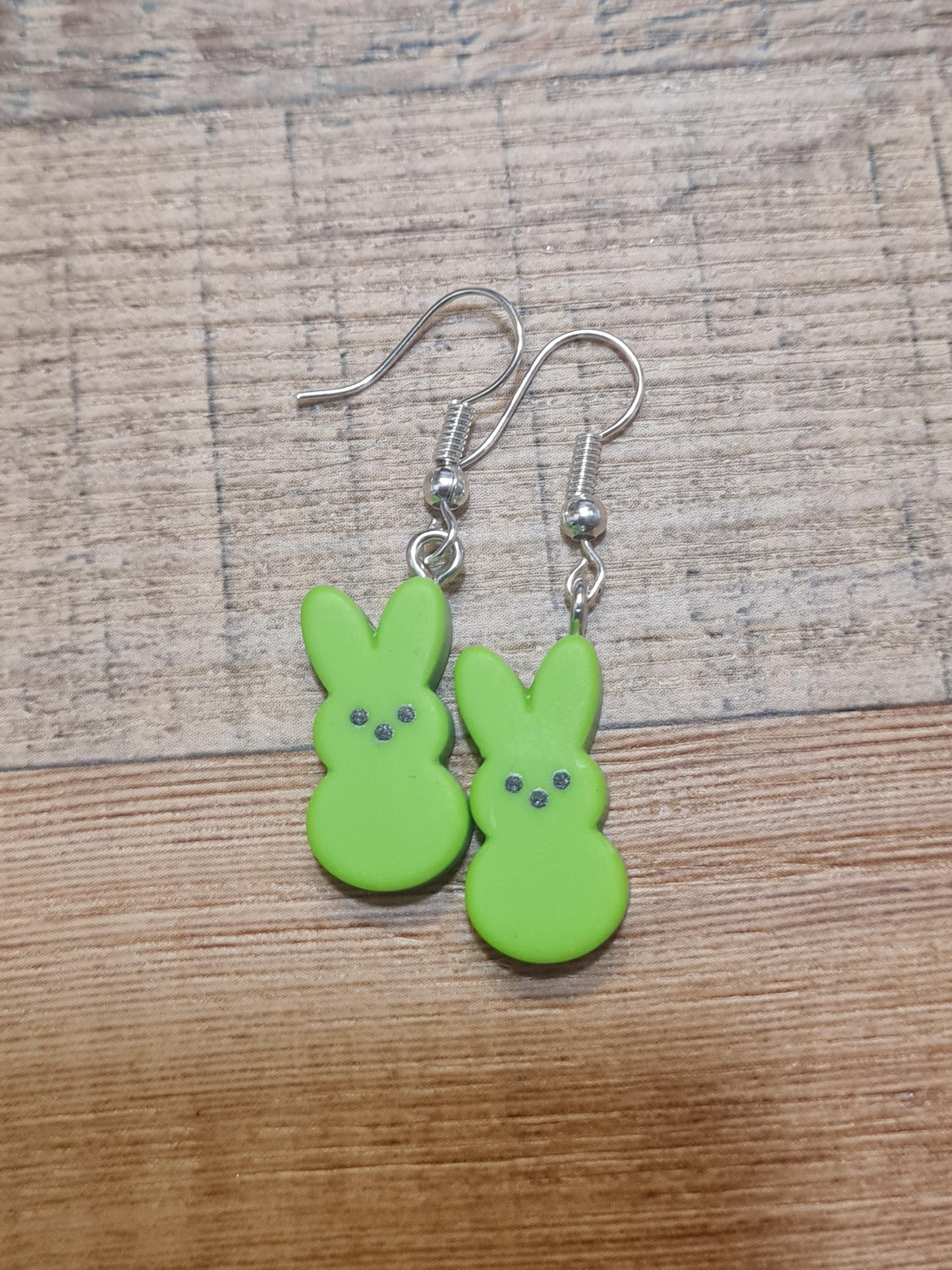 Marshmallow Bunny Earrings ~ Easter Earrings ~ Colorful Bunny Earrings ~ Easter Jewelry ~ Bunny Earrings ~ Marshmallow Bunnies
