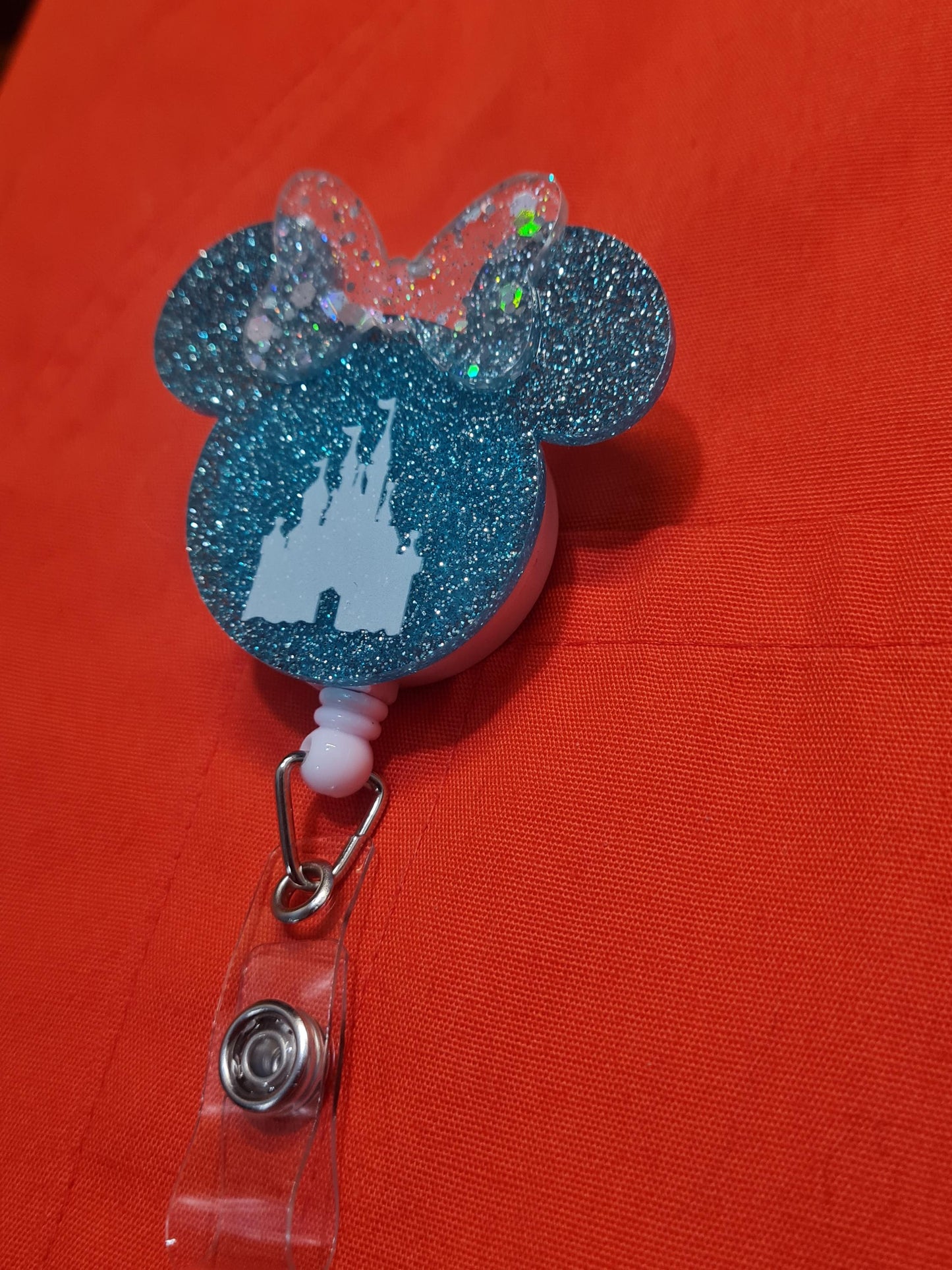 Minnie Mouse Badge Reel ~ ID Badge Reel ~ Minnie Magic Kingdom ~ RT ~ Minnie Mouse ID Badge ~ Work Badge Reel~ Medical Badge Reel ~ Nurse