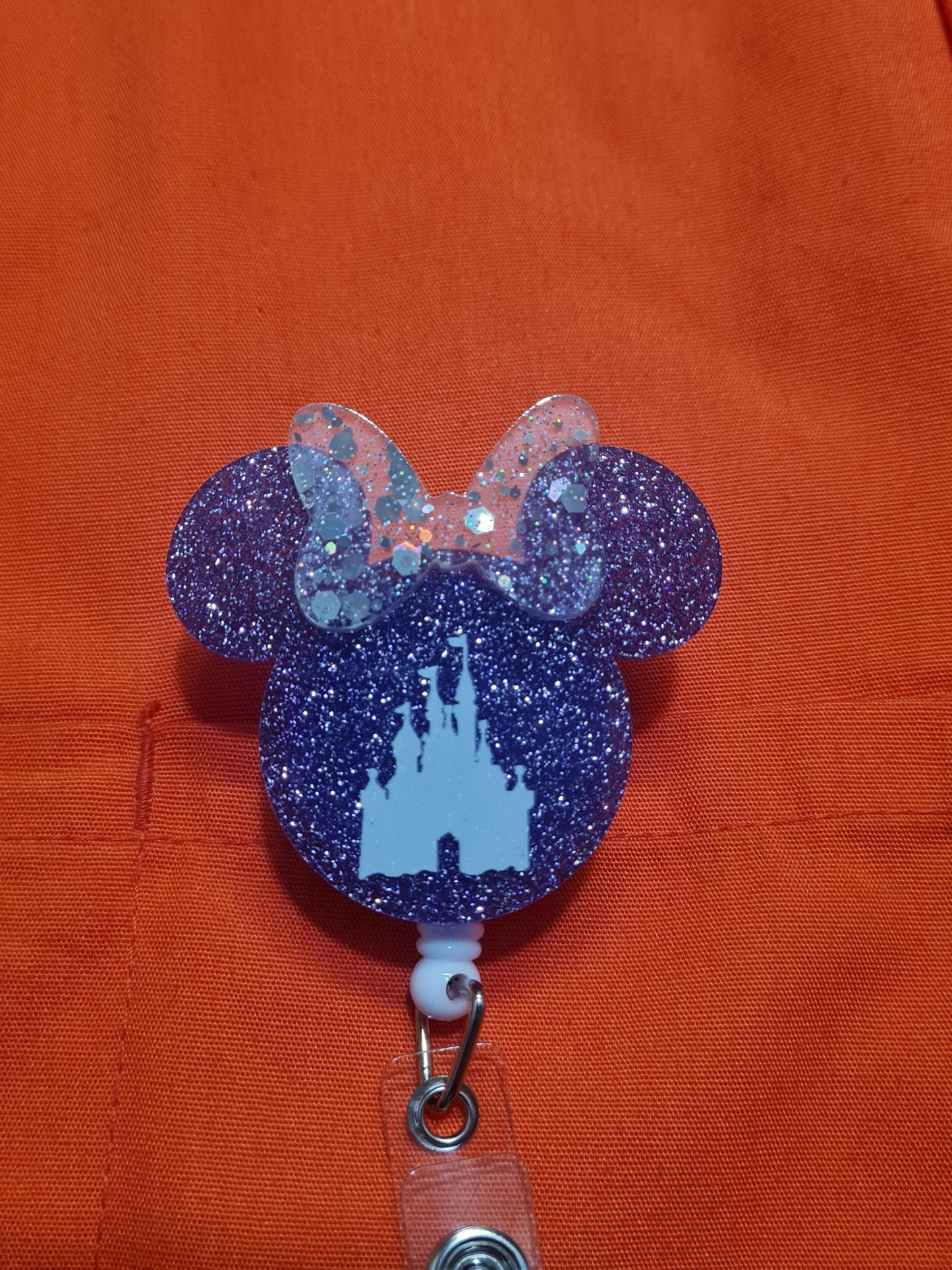 Minnie Mouse Badge Reel ~ ID Badge Reel ~ Minnie Magic Kingdom ~ RT ~ Minnie Mouse ID Badge ~ Work Badge Reel~ Medical Badge Reel ~ Nurse