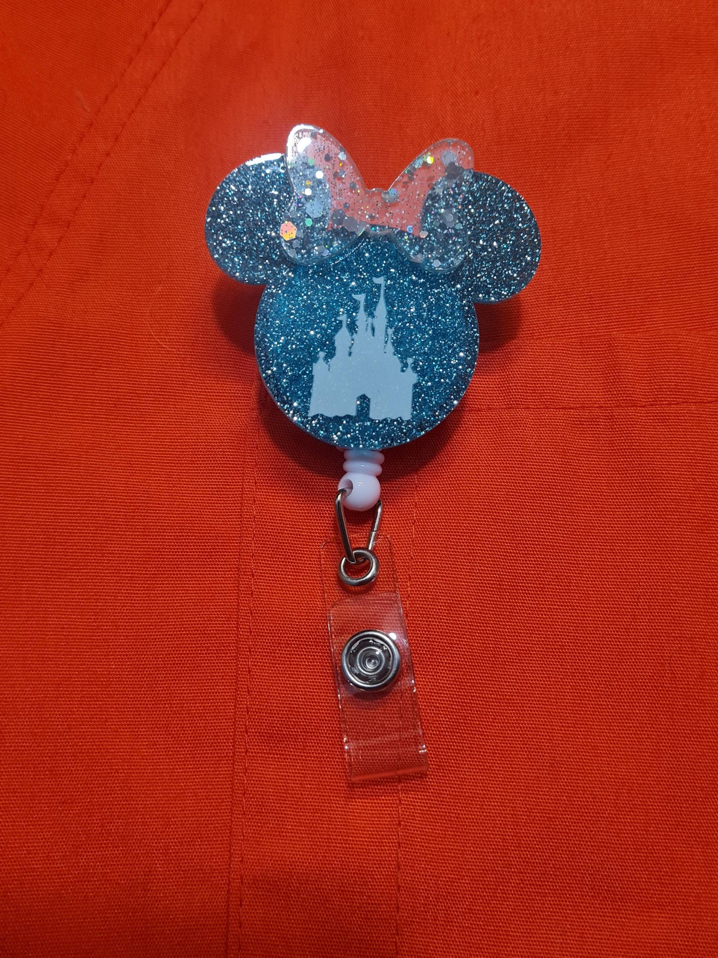 Minnie Mouse Badge Reel ~ ID Badge Reel ~ Minnie Magic Kingdom ~ RT ~ Minnie Mouse ID Badge ~ Work Badge Reel~ Medical Badge Reel ~ Nurse