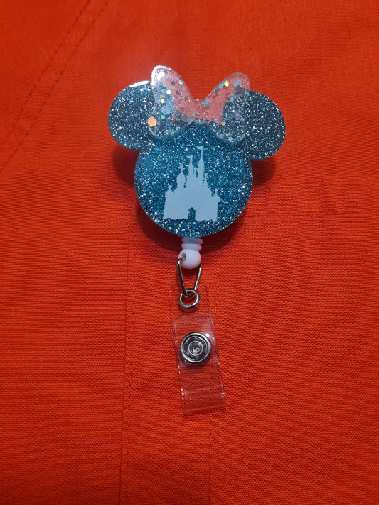 Minnie Mouse Badge Reel ~ ID Badge Reel ~ Minnie Magic Kingdom ~ RT ~ Minnie Mouse ID Badge ~ Work Badge Reel~ Medical Badge Reel ~ Nurse